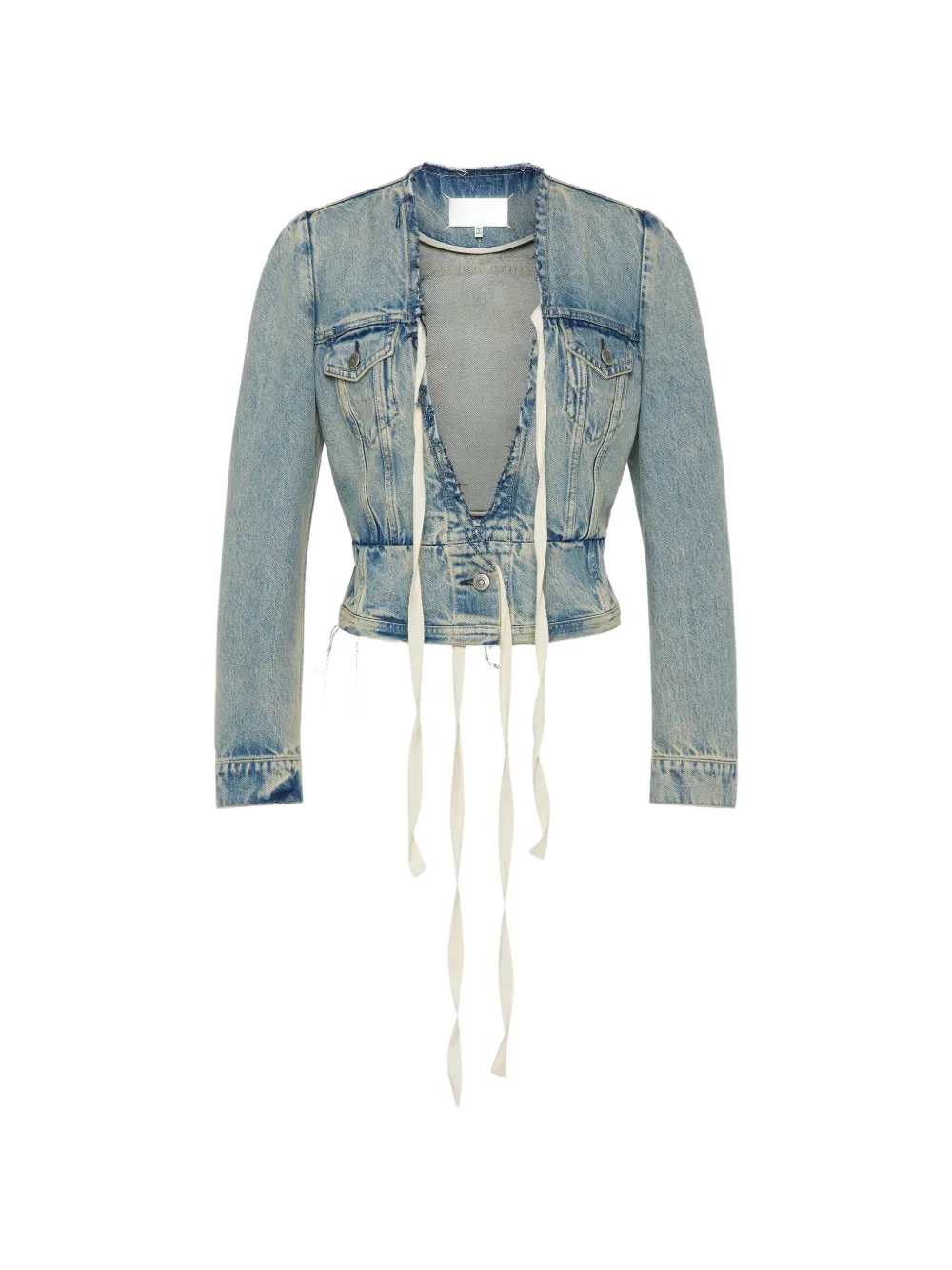 Maison Margiela Women Jacket With Raw-Cut Hem MAISON MARGIELA