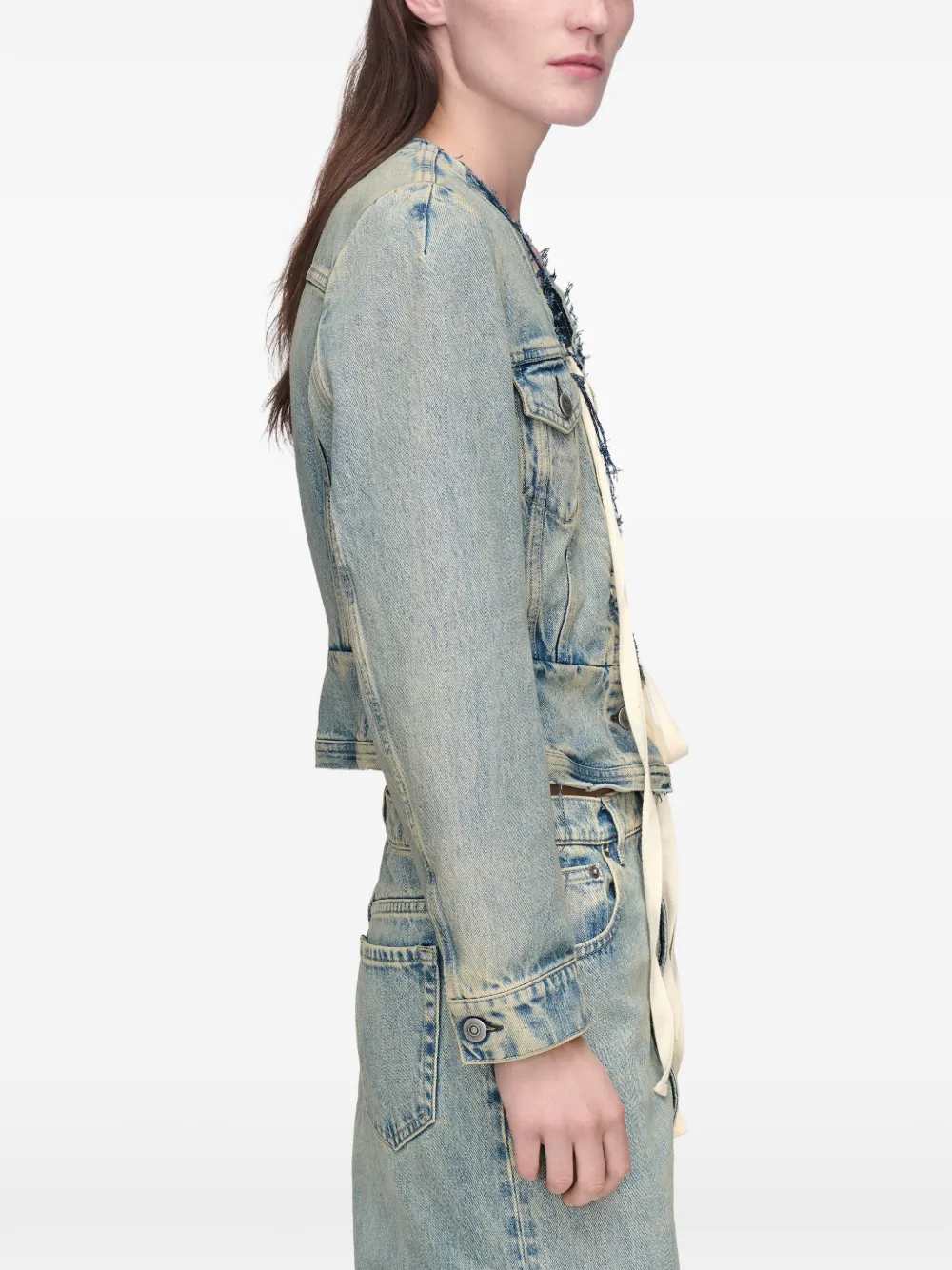 Maison Margiela Women Jacket With Raw-Cut Hem MAISON MARGIELA