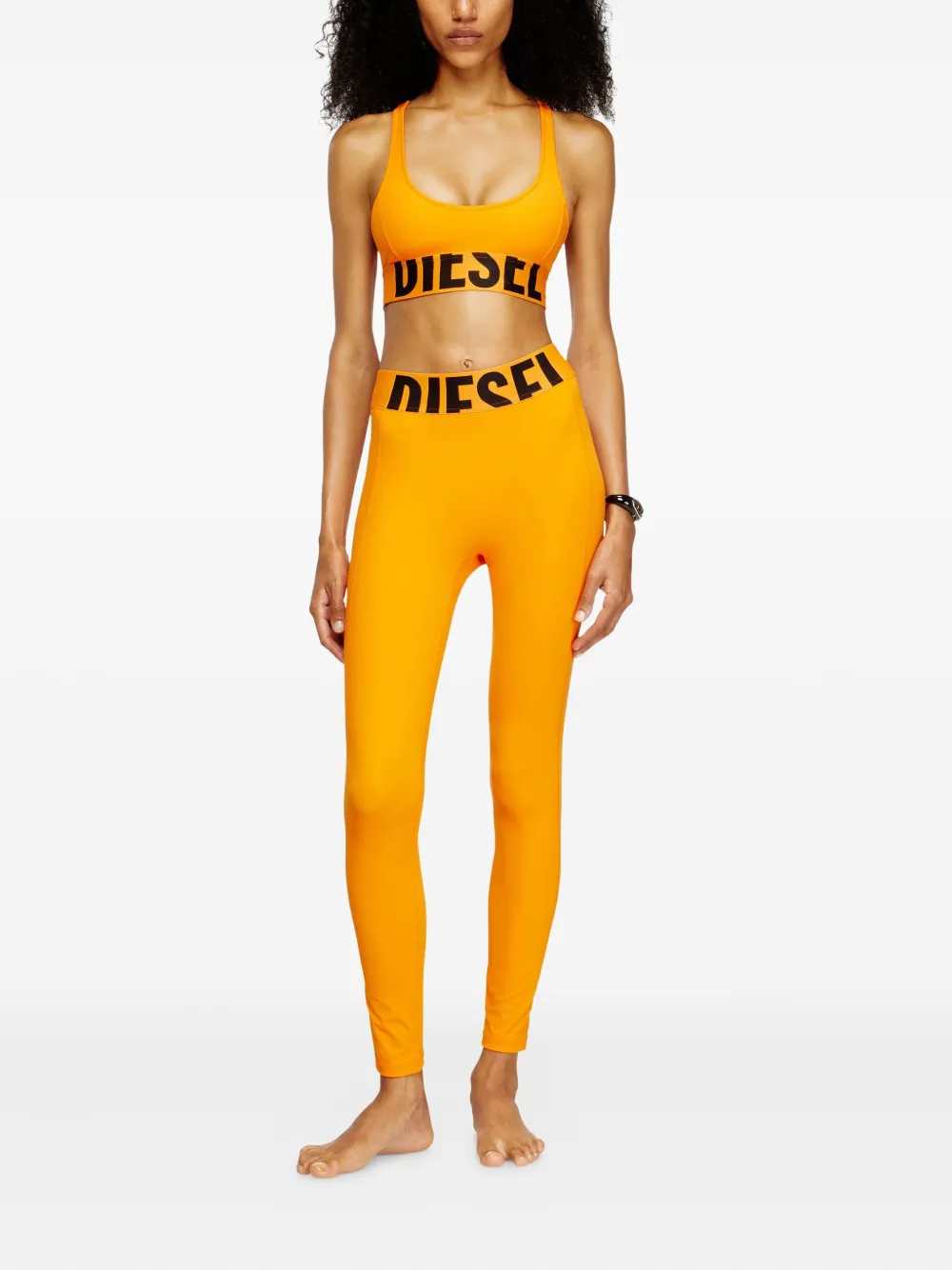 Diesel Women Adeline-D-Pop Logo Pants DIESEL