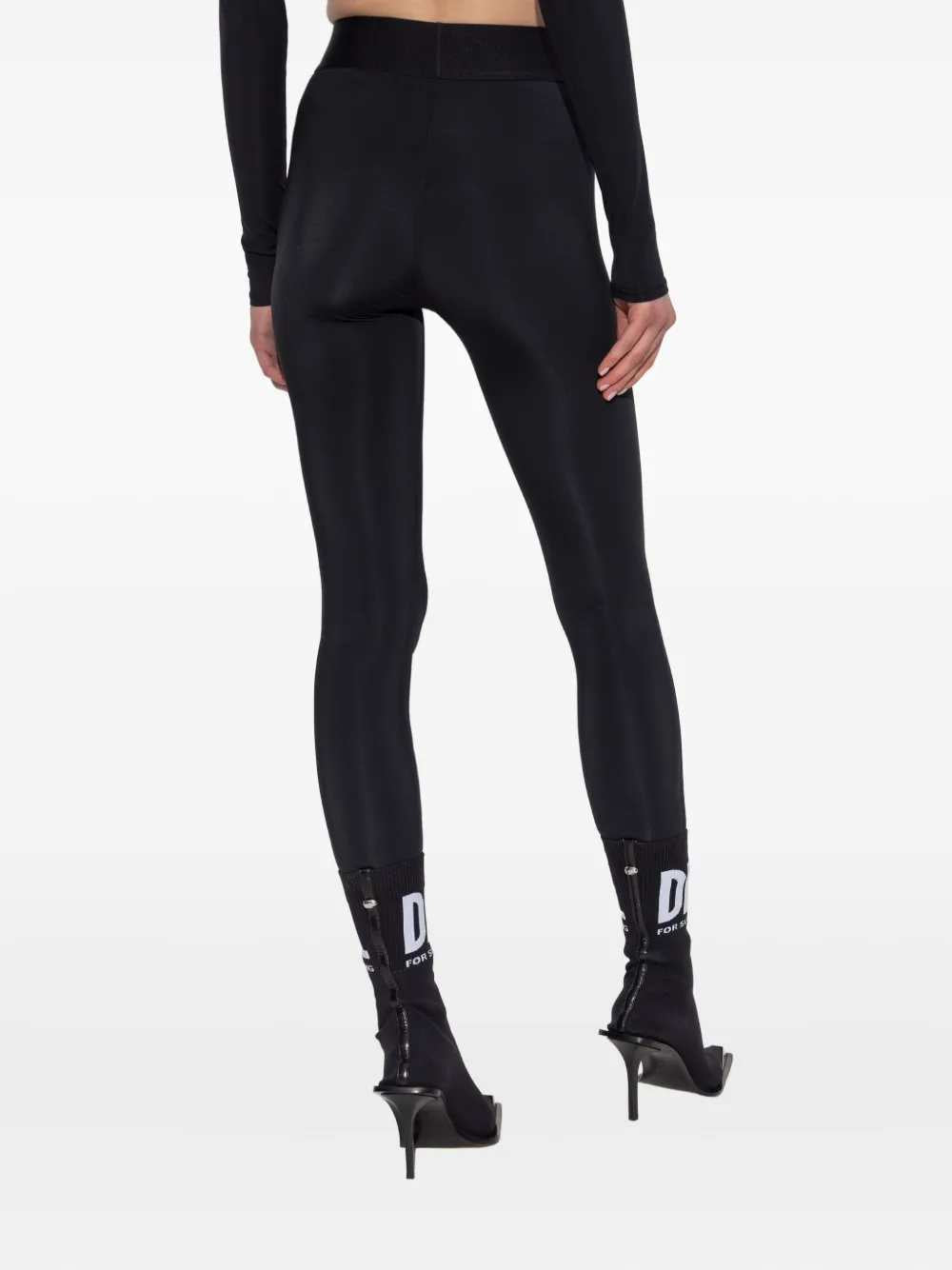 Diesel Women Adeline Leggings With Logo DIESEL