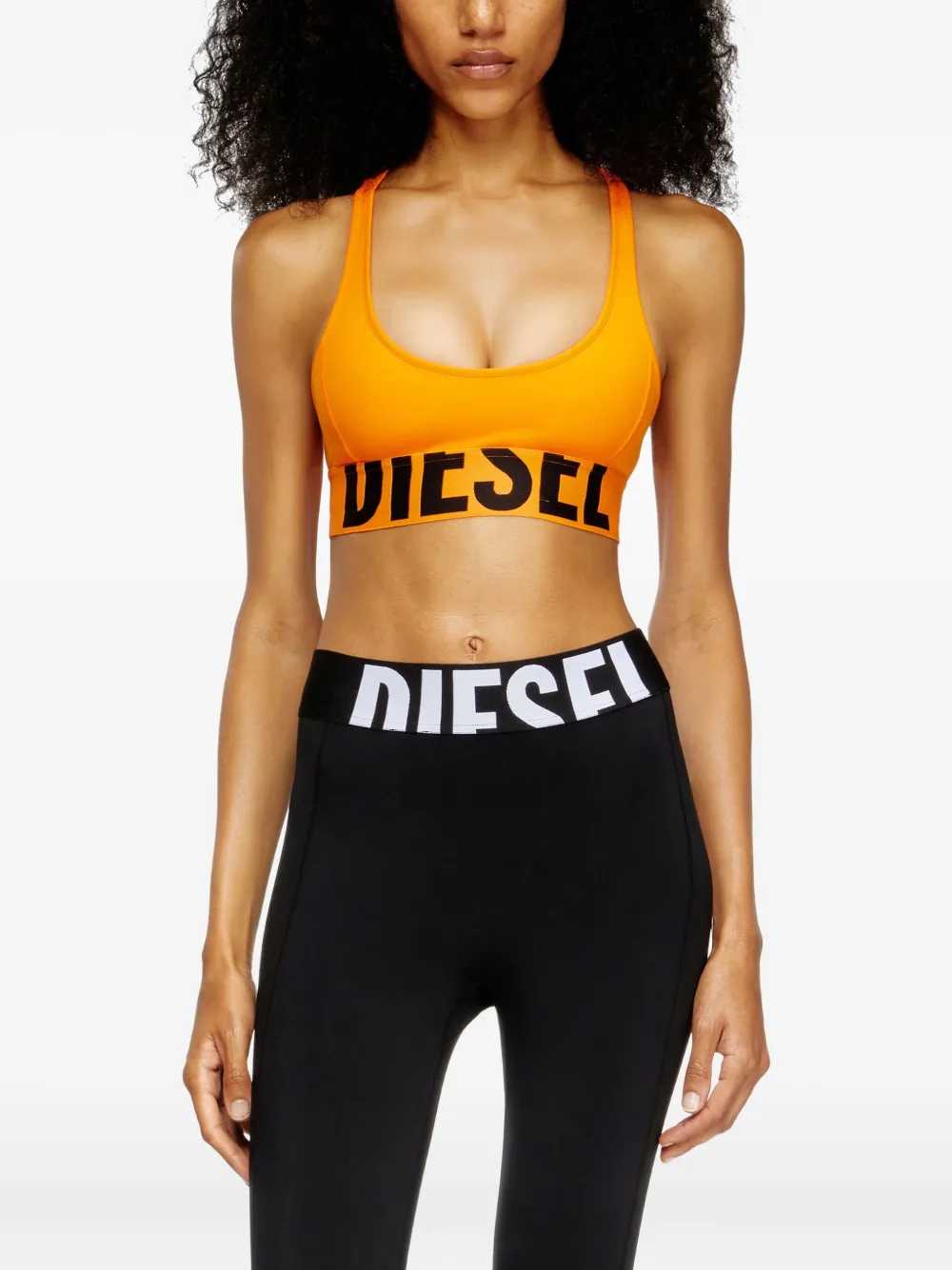 Diesel Women Allison-D-Pop Cutout Sports Bra DIESEL