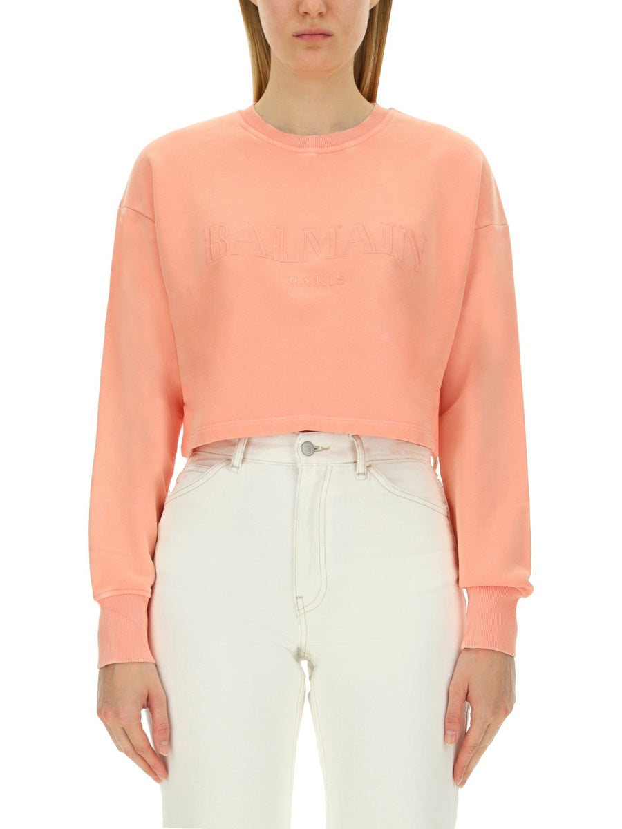 Balmain Women Sweatshirt With Logo BALMAIN