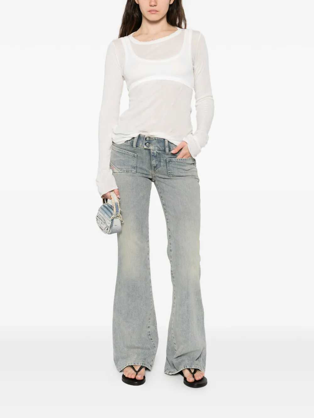 Diesel Women Jeans With Pockets DIESEL