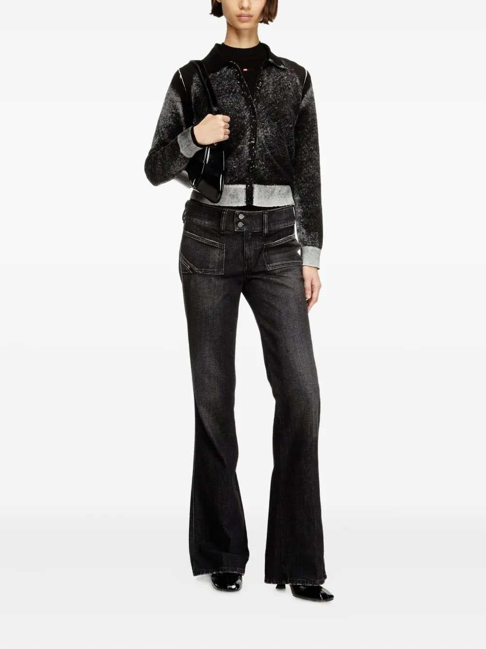 Diesel Women D-Hush 09N50 Jeans With Appliqué DIESEL