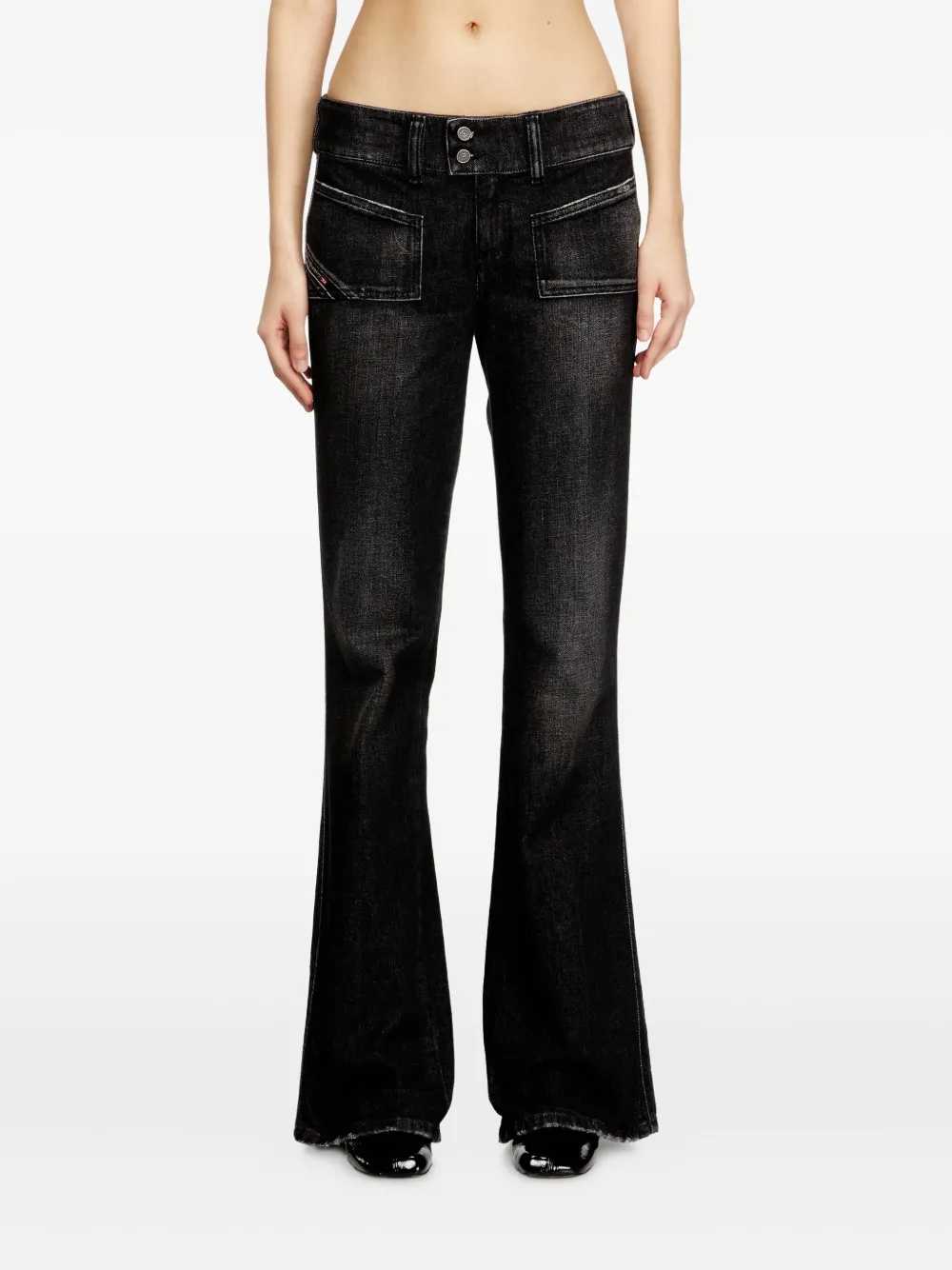Diesel Women D-Hush 09N50 Jeans With Appliqué DIESEL