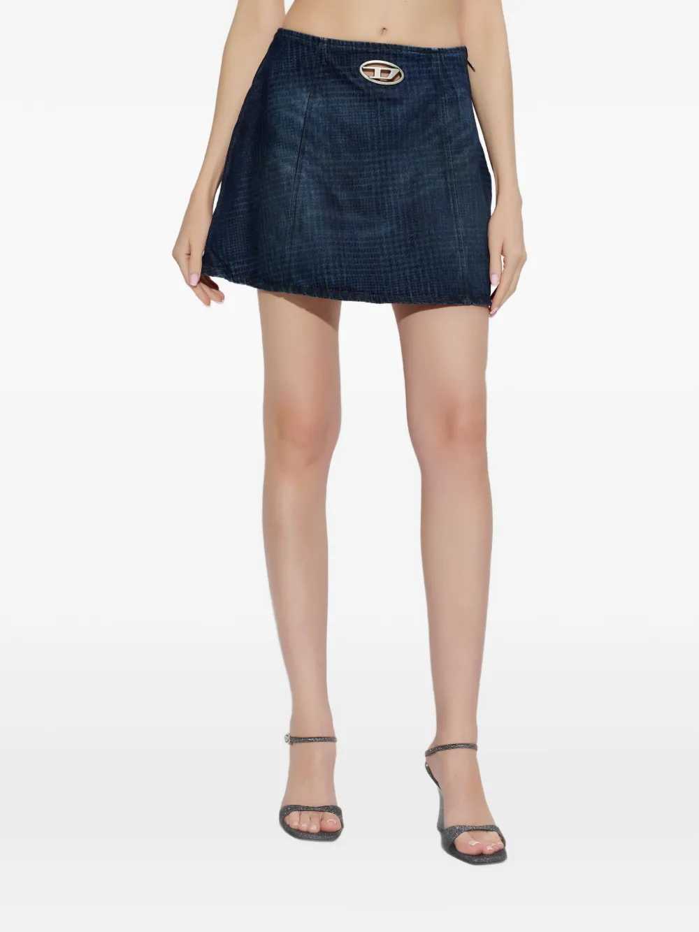 Diesel Women De-Sweny-S1 Denim Miniskirt DIESEL