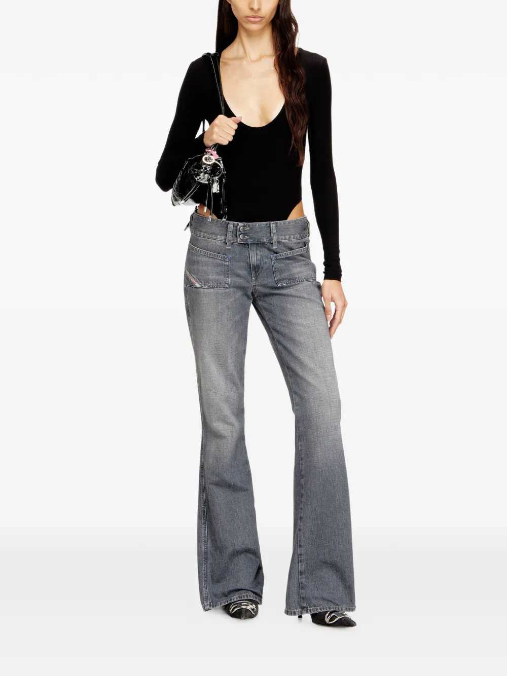 Diesel Women Ribbed T-Bodysuit DIESEL