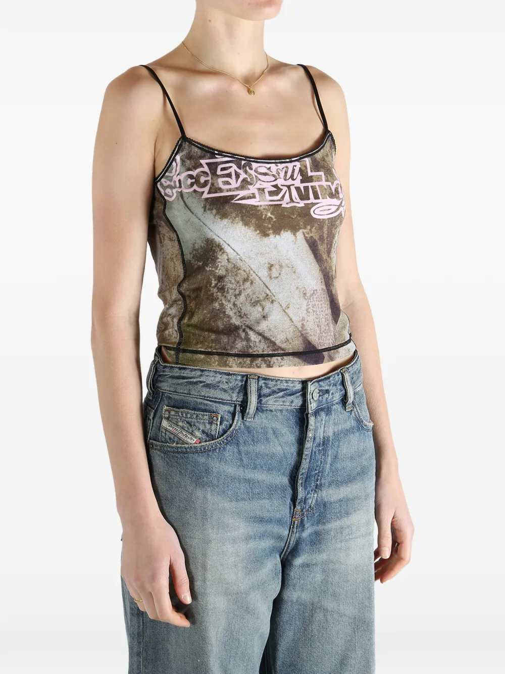 Diesel Women Graphic Print Top DIESEL