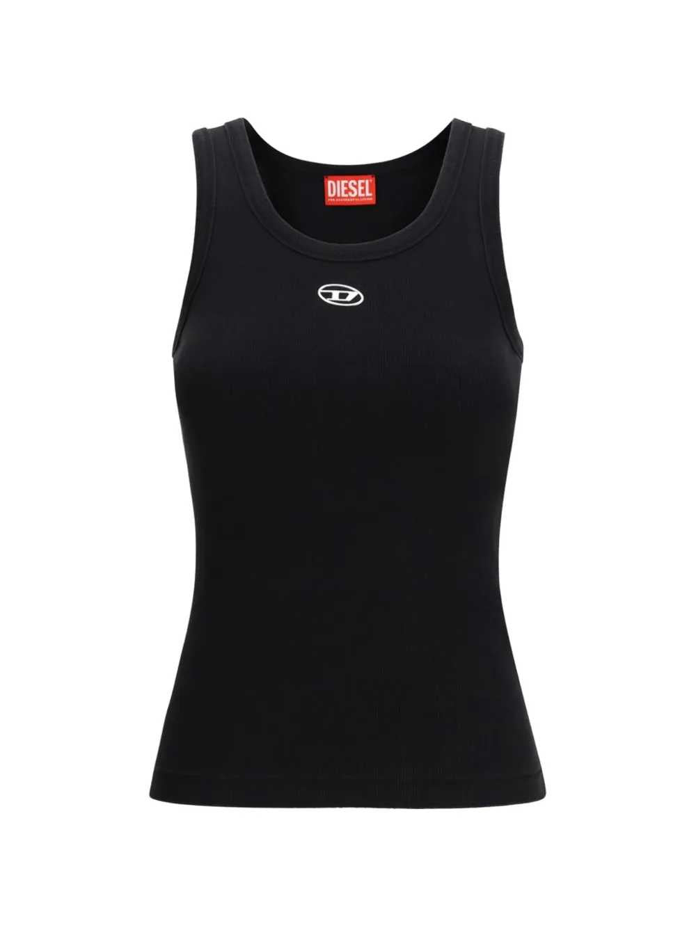 Diesel Women Tank Top With Oval D Logo DIESEL
