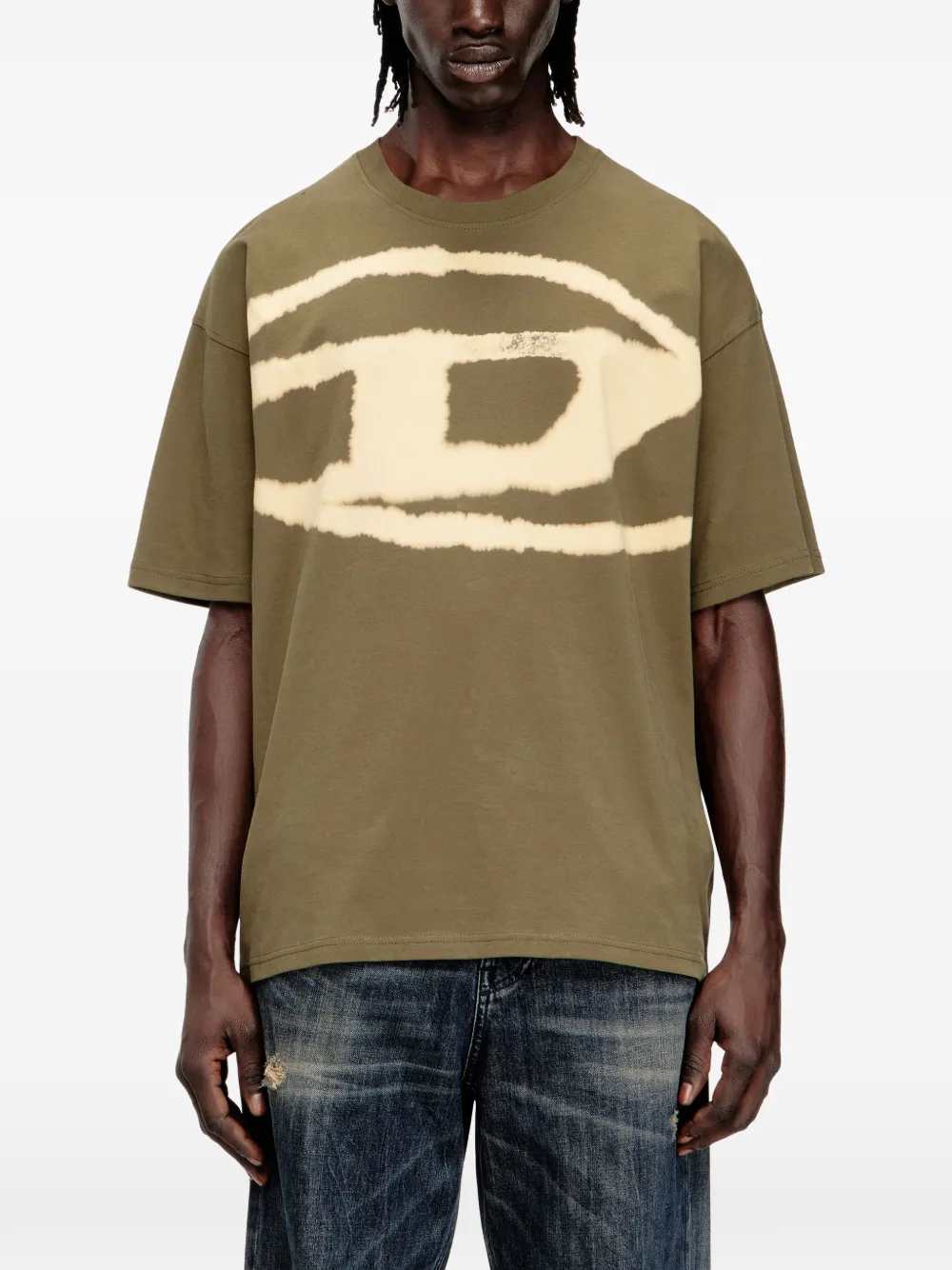 Diesel Men T-Boxt-Bleach T-Shirt DIESEL