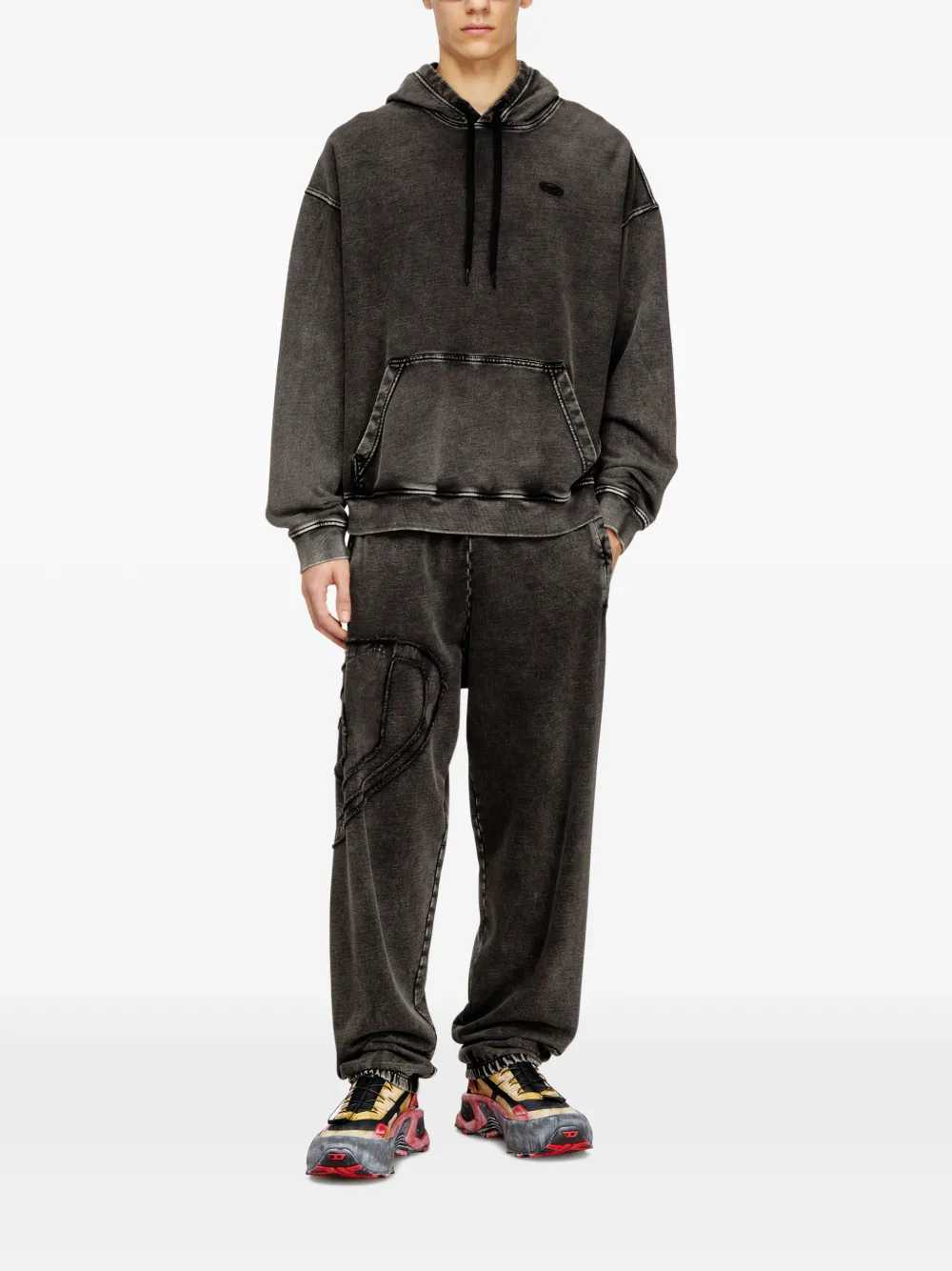 Diesel Men S-Boxt-Hood-Den Hoodie With Drawstring DIESEL
