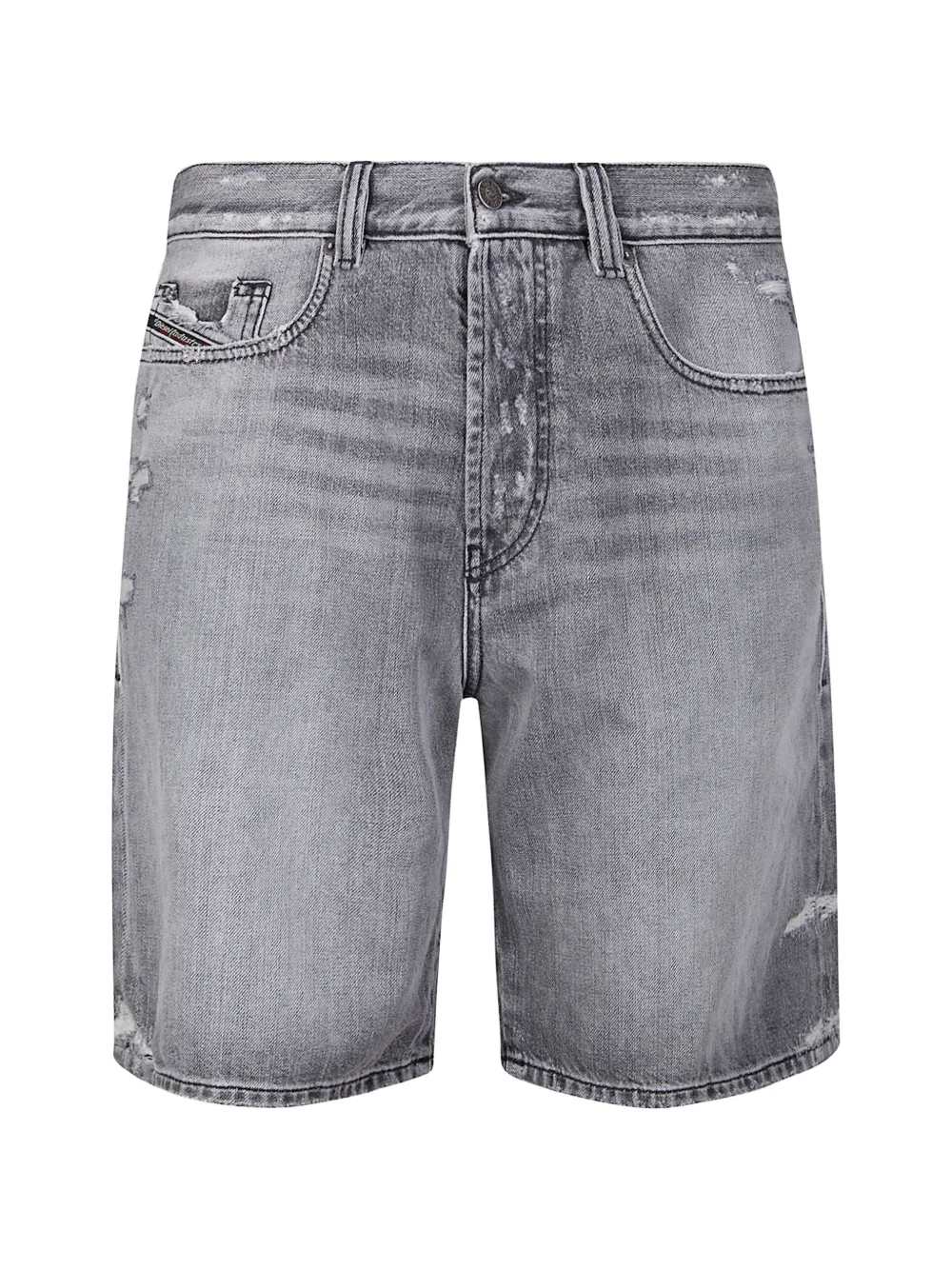 Diesel Men Distressed Denim Shorts DIESEL