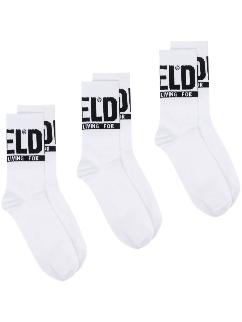 Diesel Men Skm-Ray Three-Pack Socks DIESEL