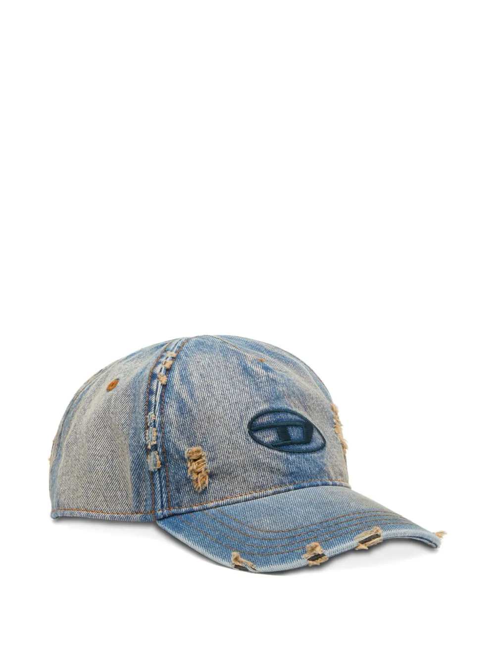 Diesel Men C-Enic Distressed Baseball Cap DIESEL