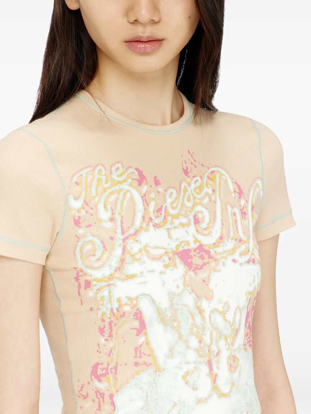Diesel Women T-Brenda Printed T-Shirt DIESEL