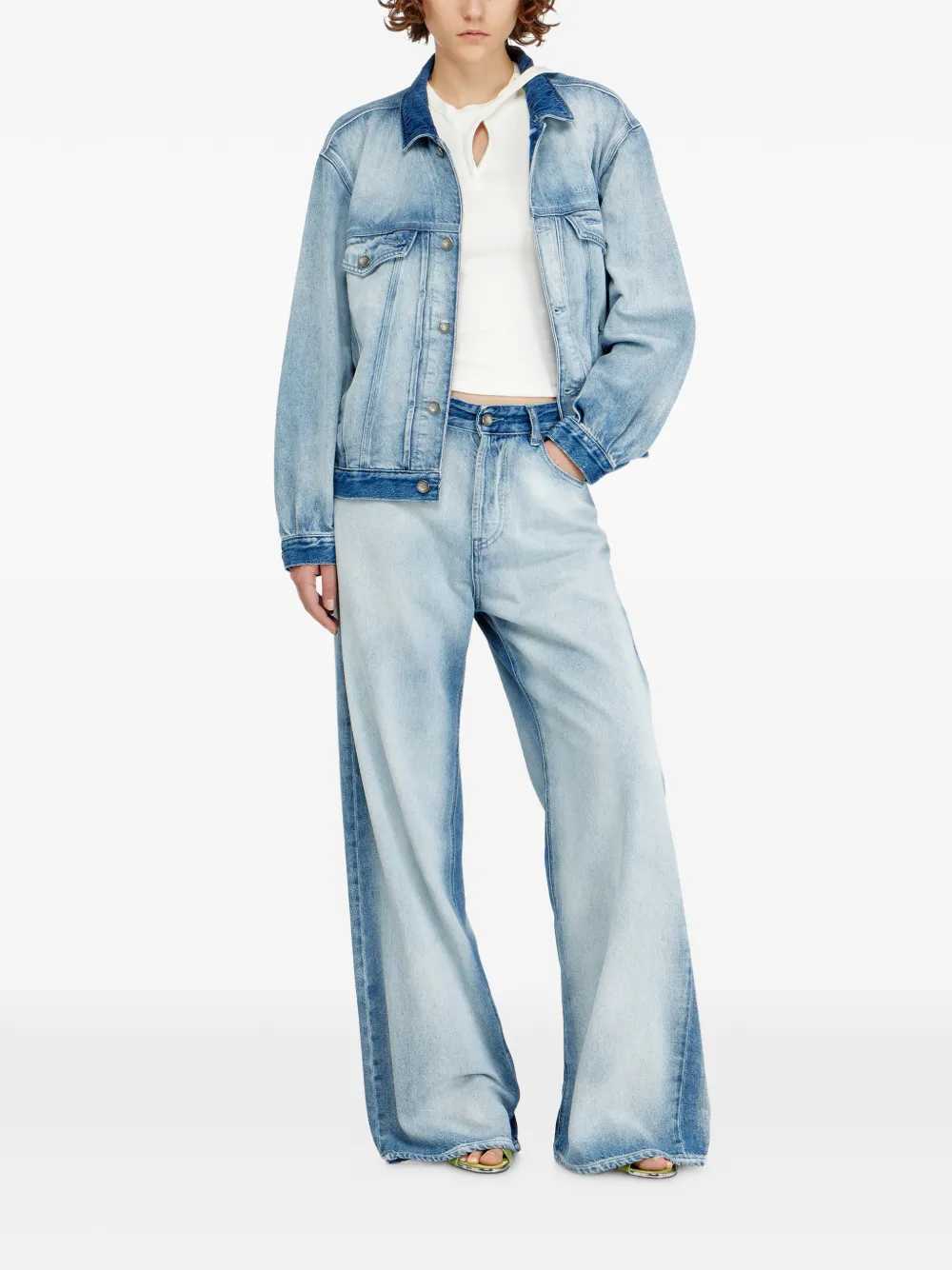 Diesel Women D-Sire Wide-Leg Jeans, 1996 DIESEL