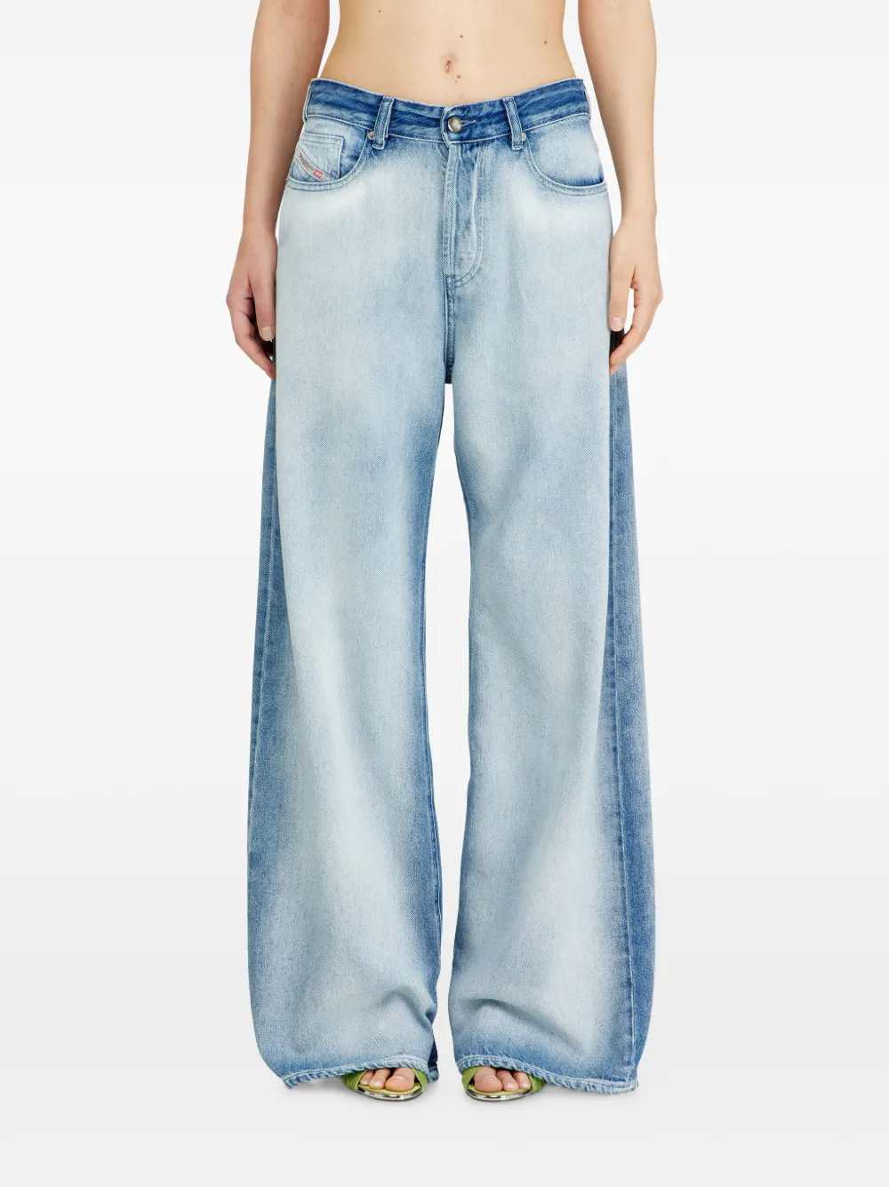 Diesel Women D-Sire Wide-Leg Jeans, 1996 DIESEL