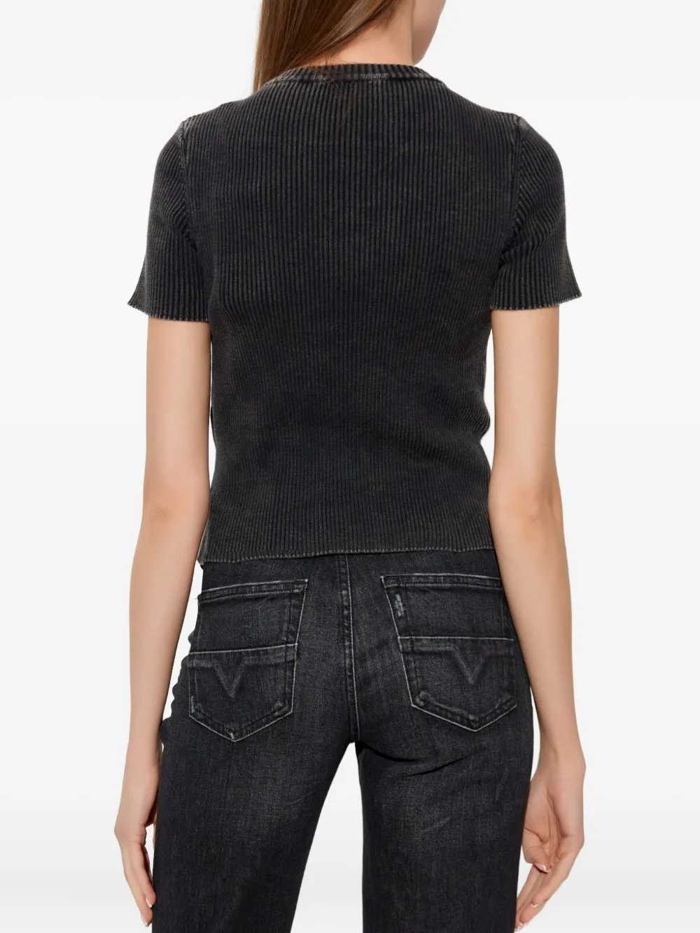 Diesel Women M-Anchor-Ss T-Shirt With Logo DIESEL