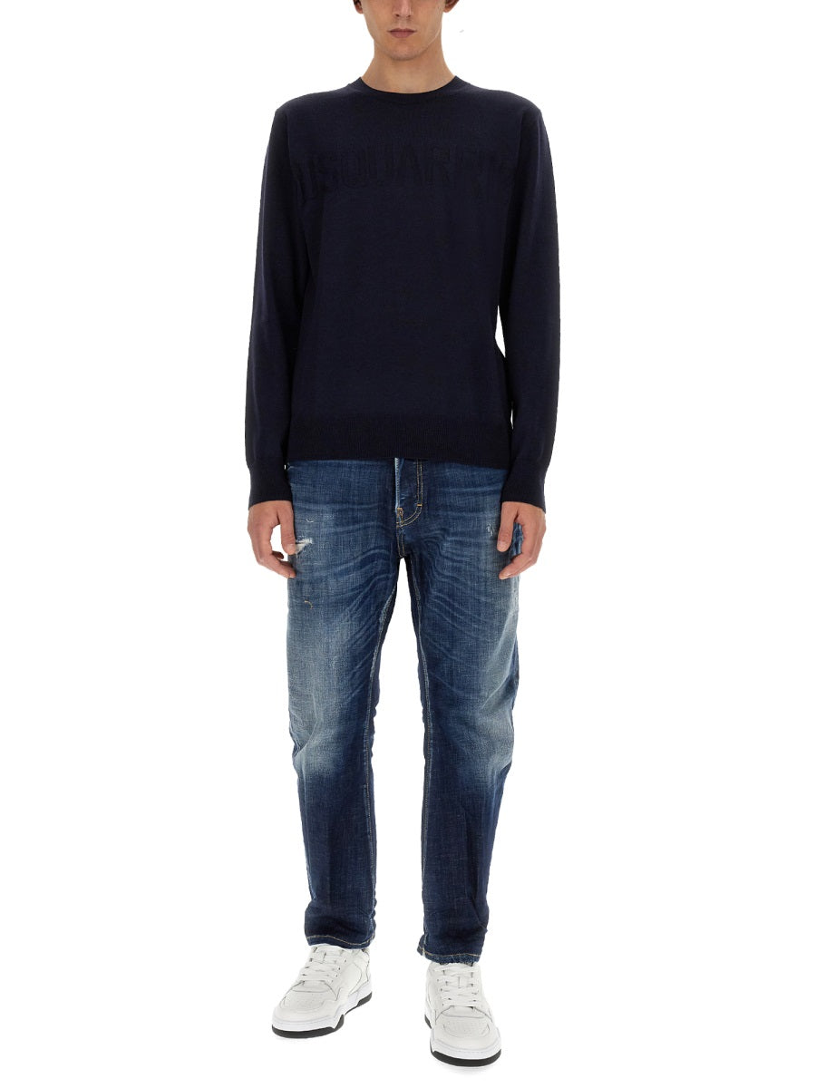Dsquared Men Wool Jersey. DSQUARED2