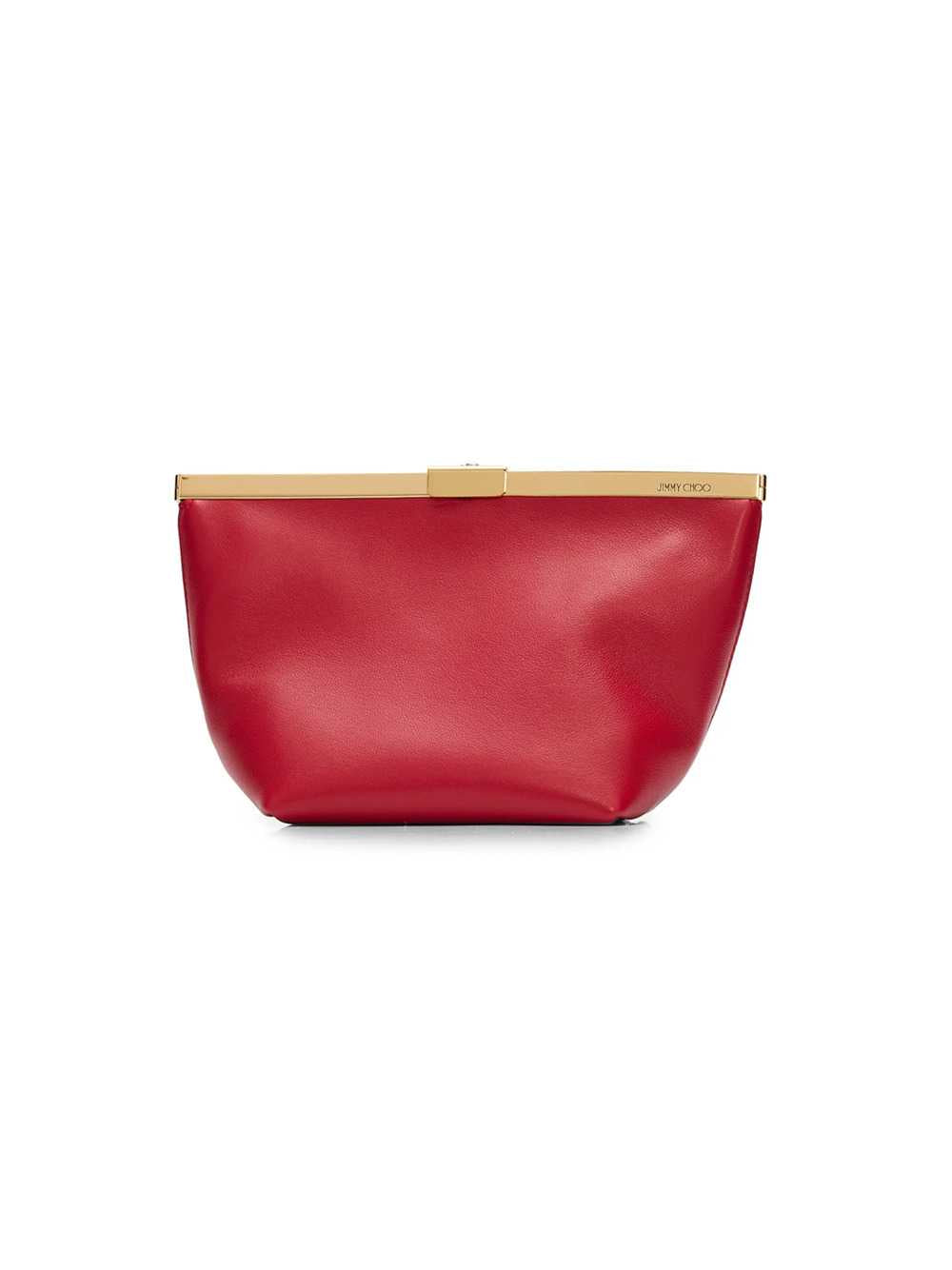 Jimmy Choo Women Ganache Leather Clutch JIMMY CHOO