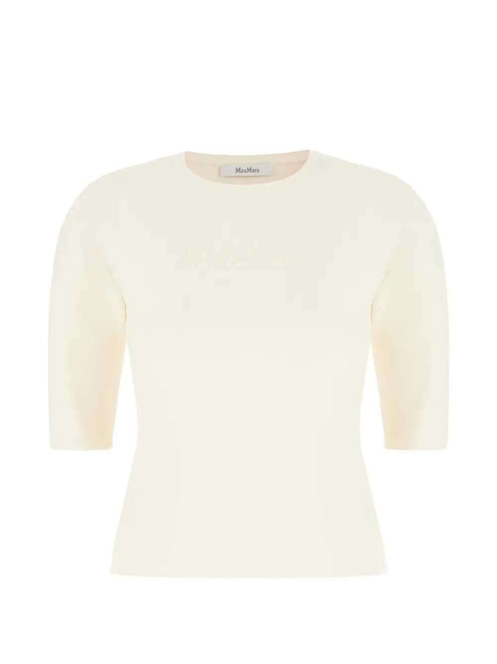 Max Mara Women Embossed T-Shirt MAX MARA