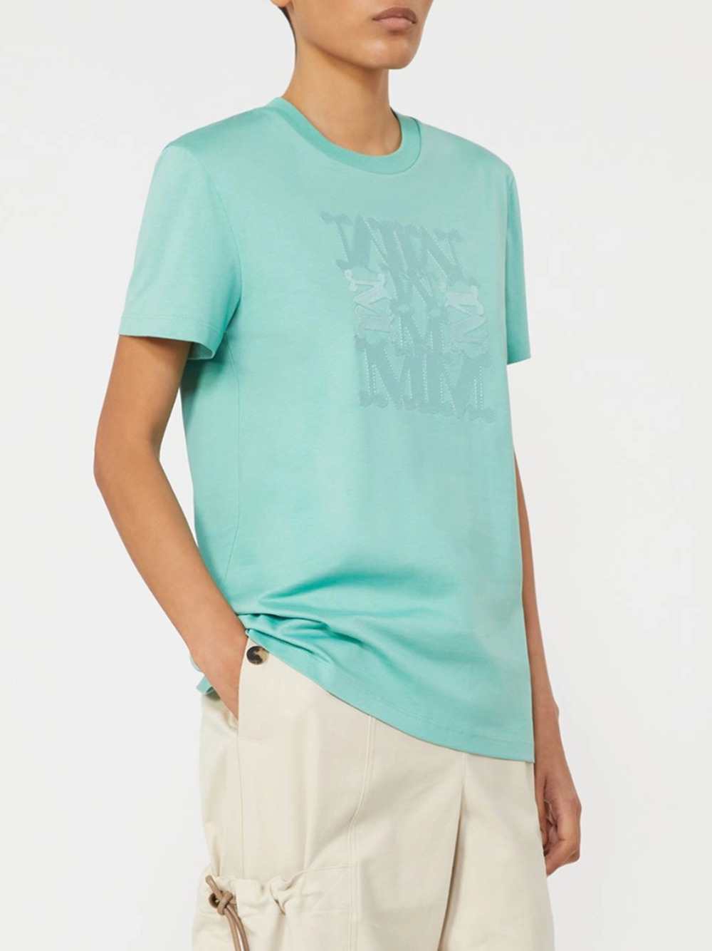 Max Mara Women Mxmgiovane Logo T-Shirt MAX MARA