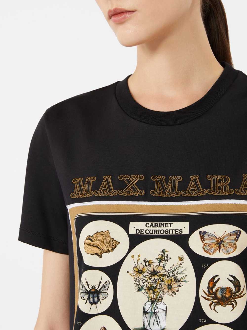 Max Mara Women Cotton Jersey T-Shirt - Black MAX MARA