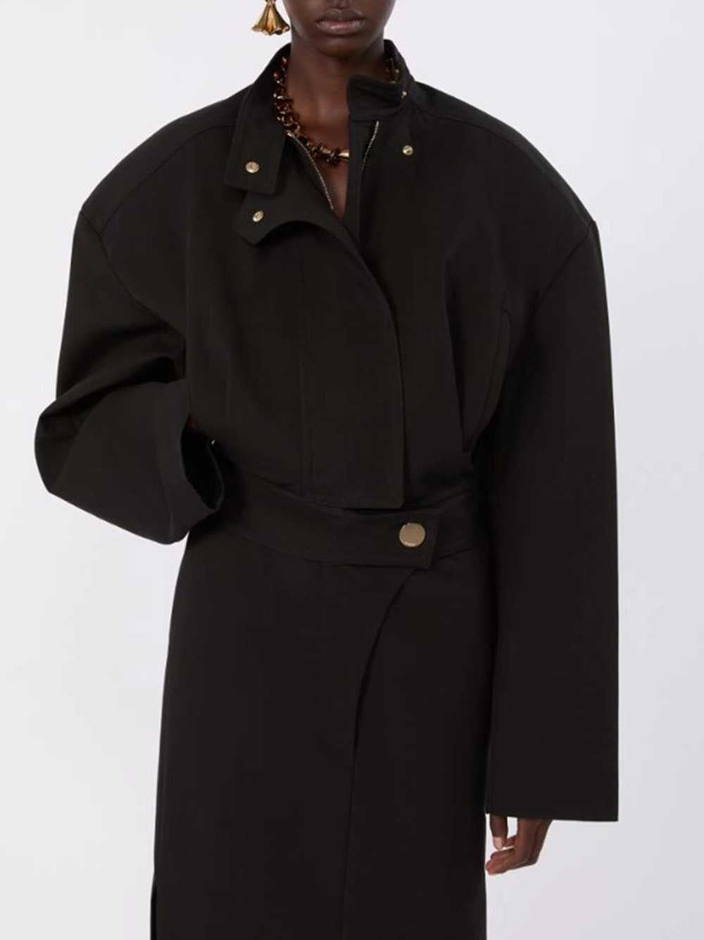 Sportmax Women Oversized Cotton Bomber Jacket - Black SPORTMAX