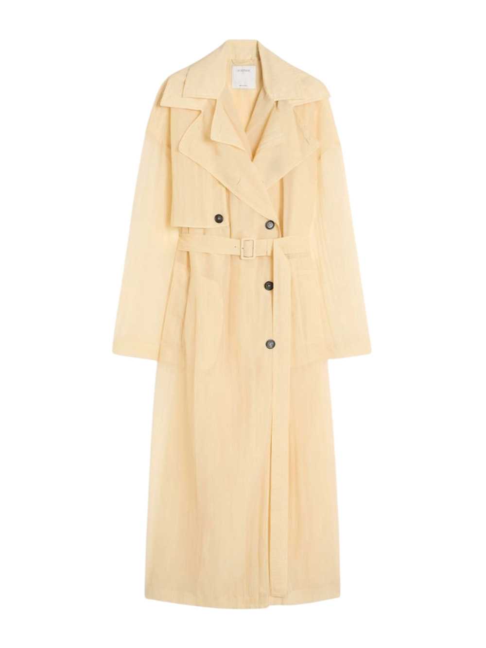 Sportmax Women Two-Piece Trench Coat In Technical Fabric - Vanilla SPORTMAX