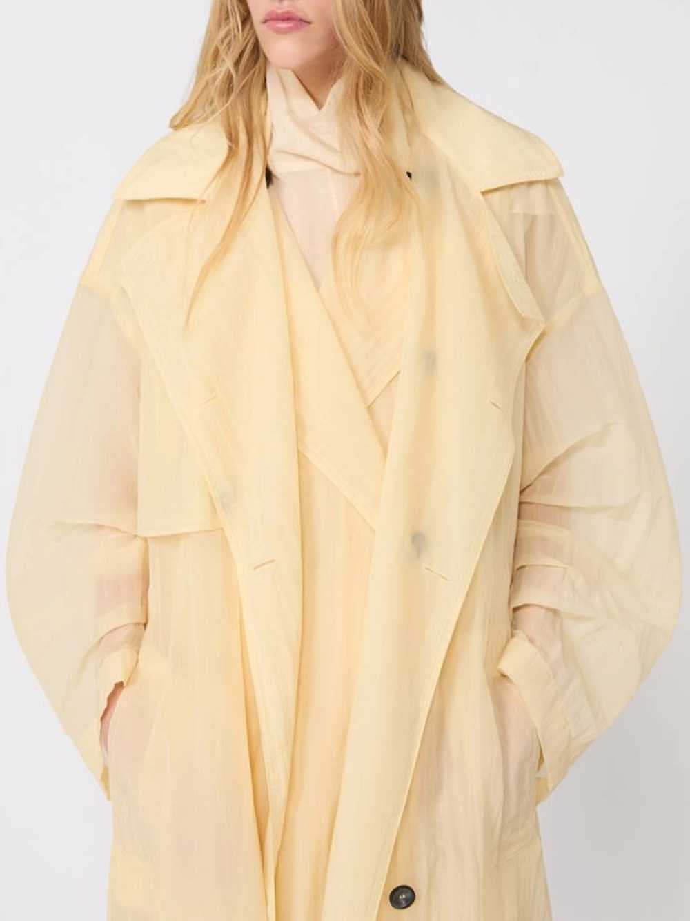 Sportmax Women Two-Piece Trench Coat In Technical Fabric - Vanilla SPORTMAX