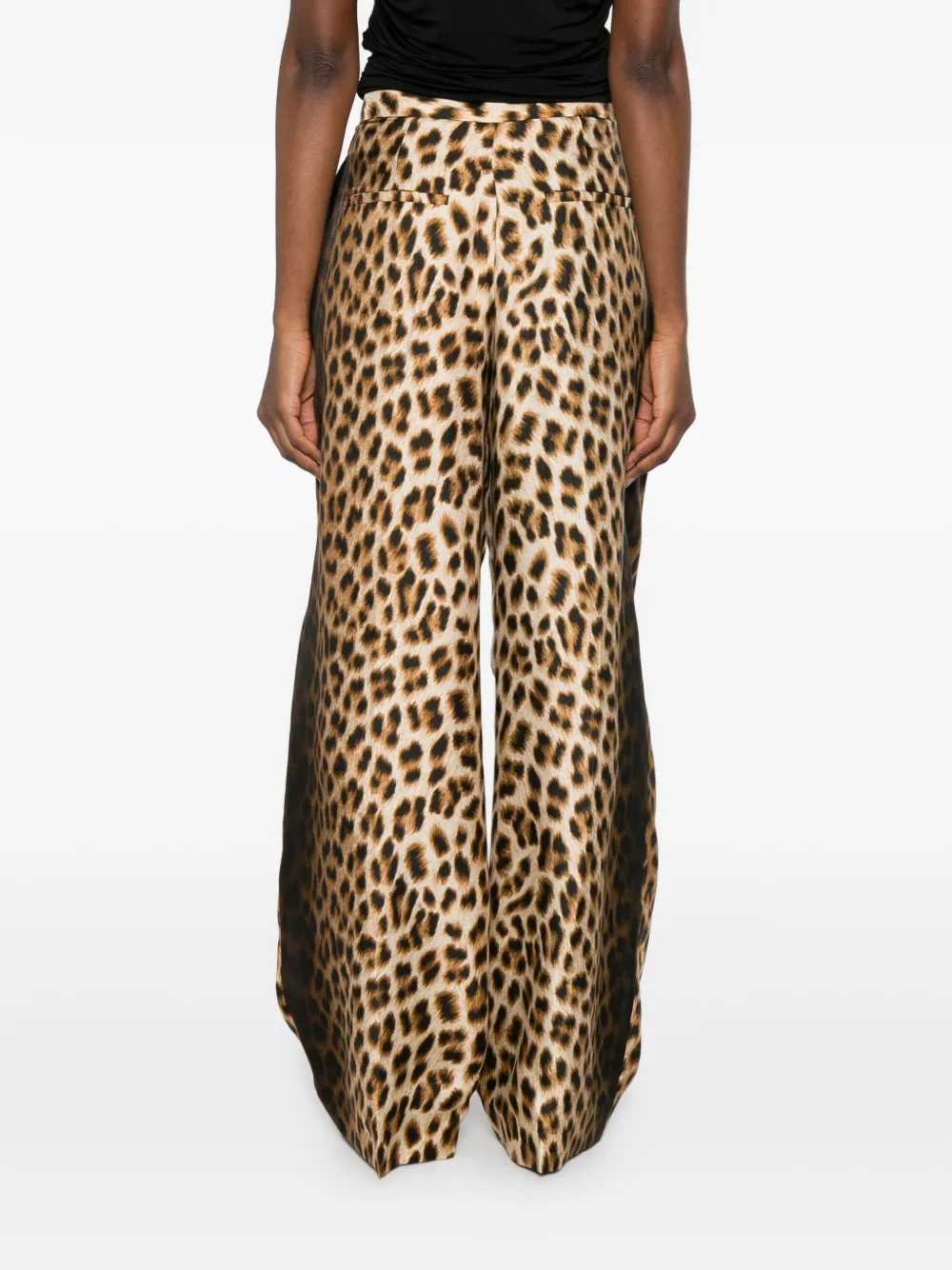 Sportmax Women Spxoblo Animal Print Pants SPORTMAX