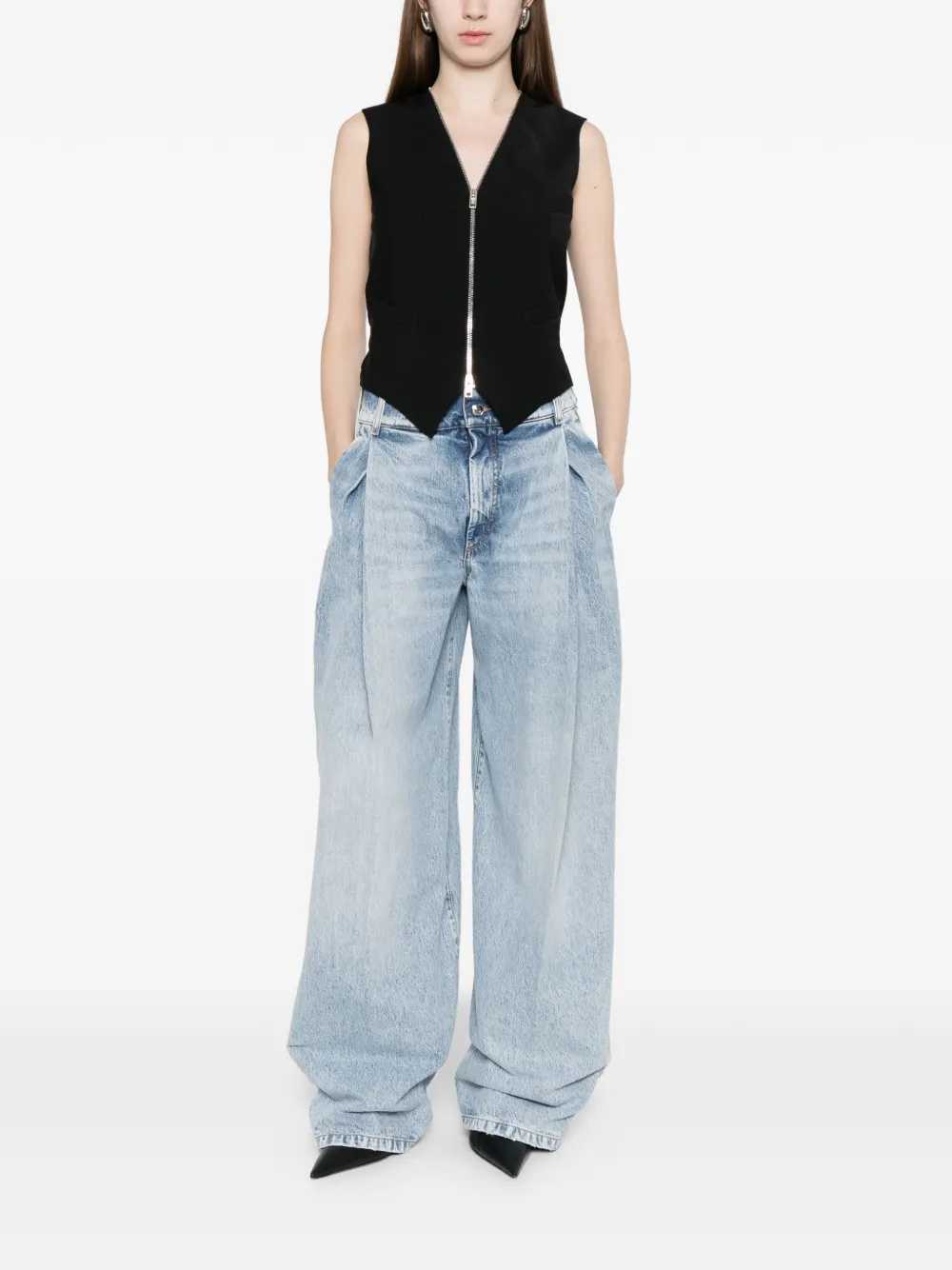 Sportmax Women Pleated Jeans SPORTMAX