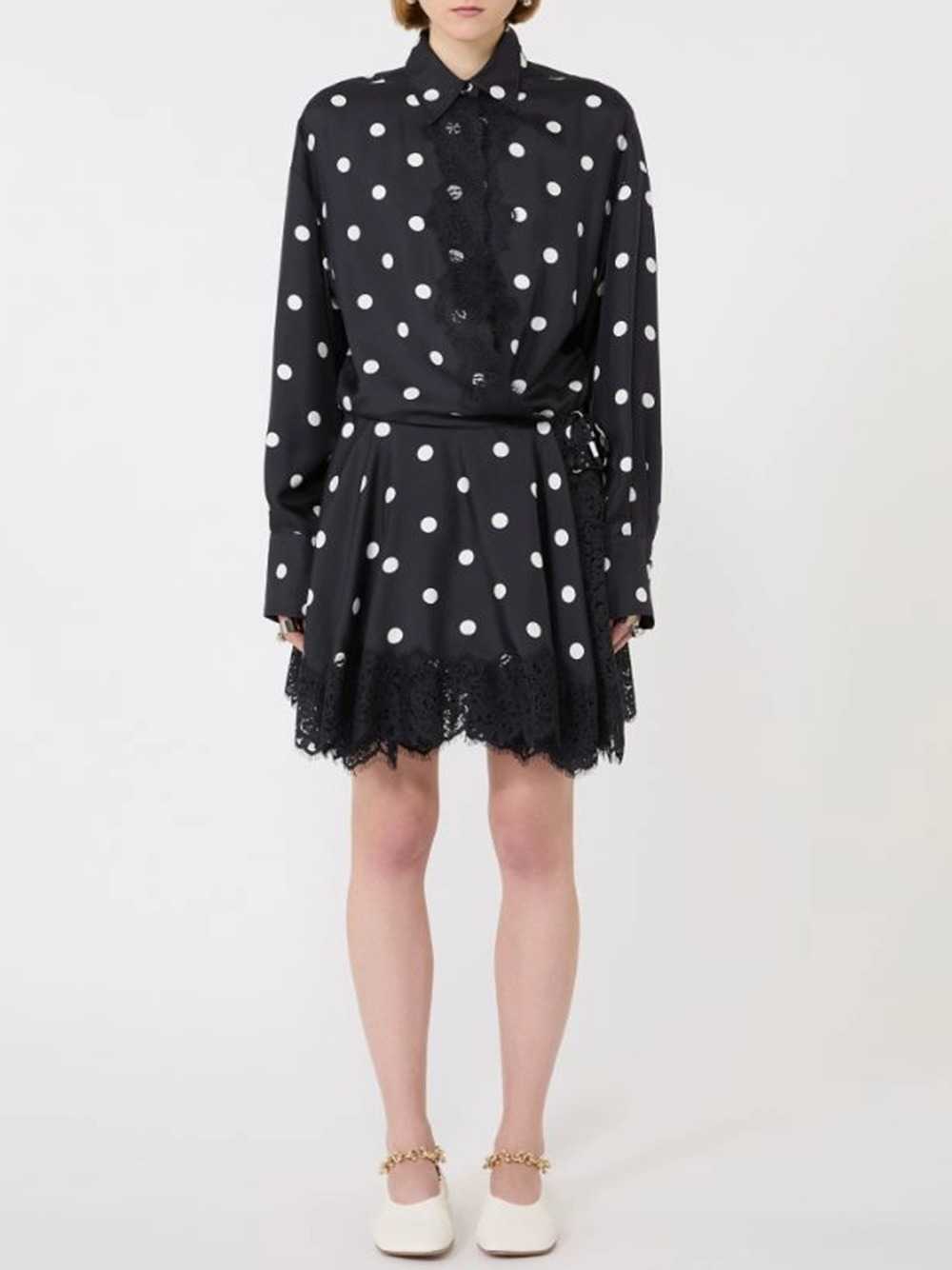 Sportmax Women Short Dress With Lace - Black SPORTMAX