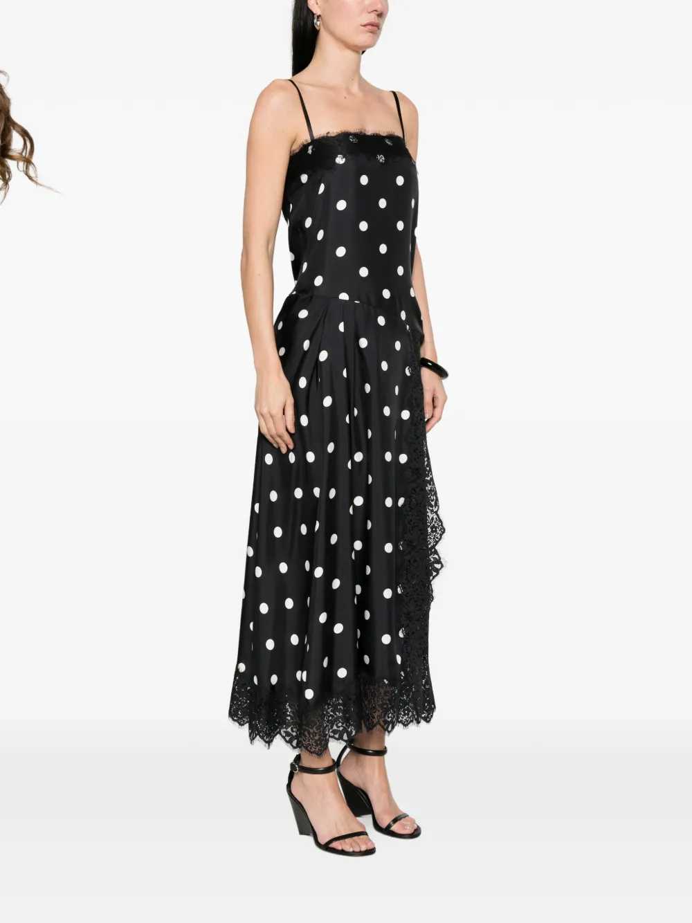 Sportmax Women Long Polka Dot Dress SPORTMAX