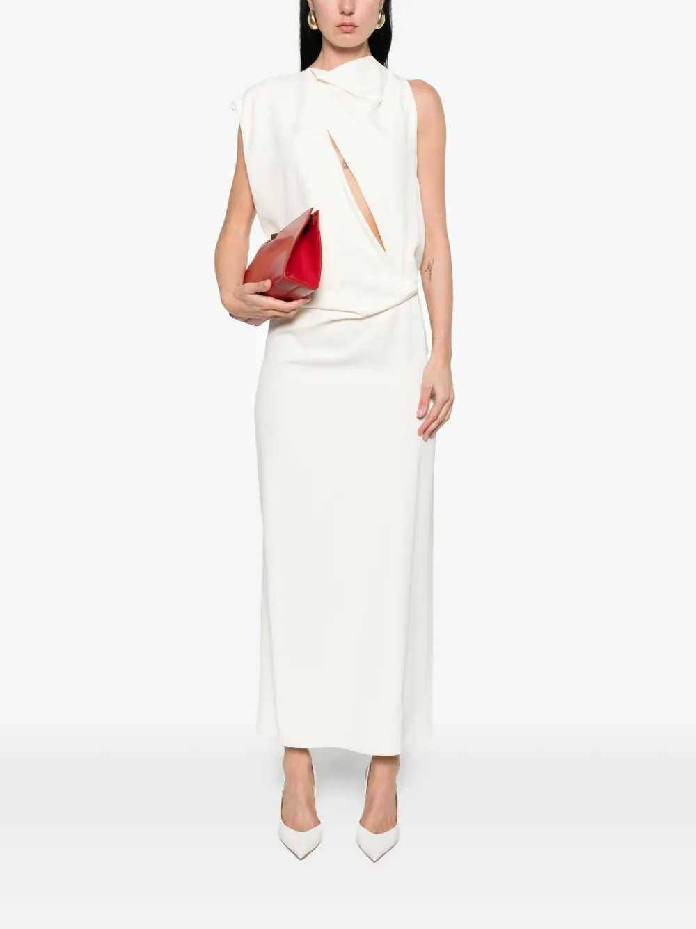 Sportmax Women Draped Midi Dress SPORTMAX