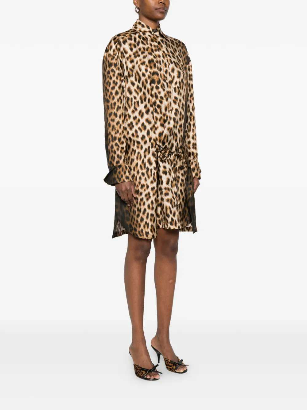 Sportmax Women Leopard Midi Dress SPORTMAX
