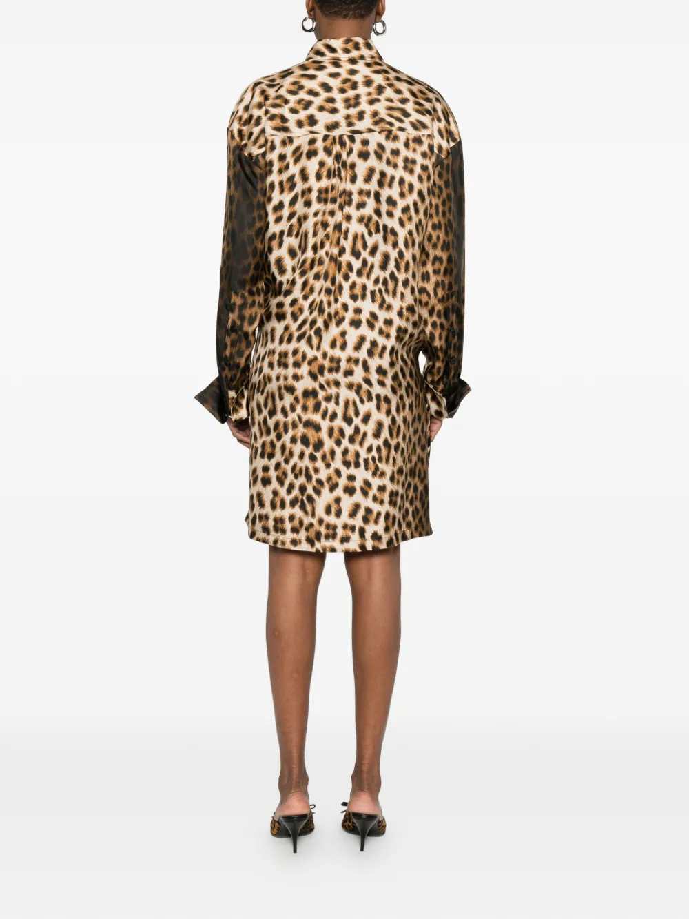 Sportmax Women Leopard Midi Dress SPORTMAX