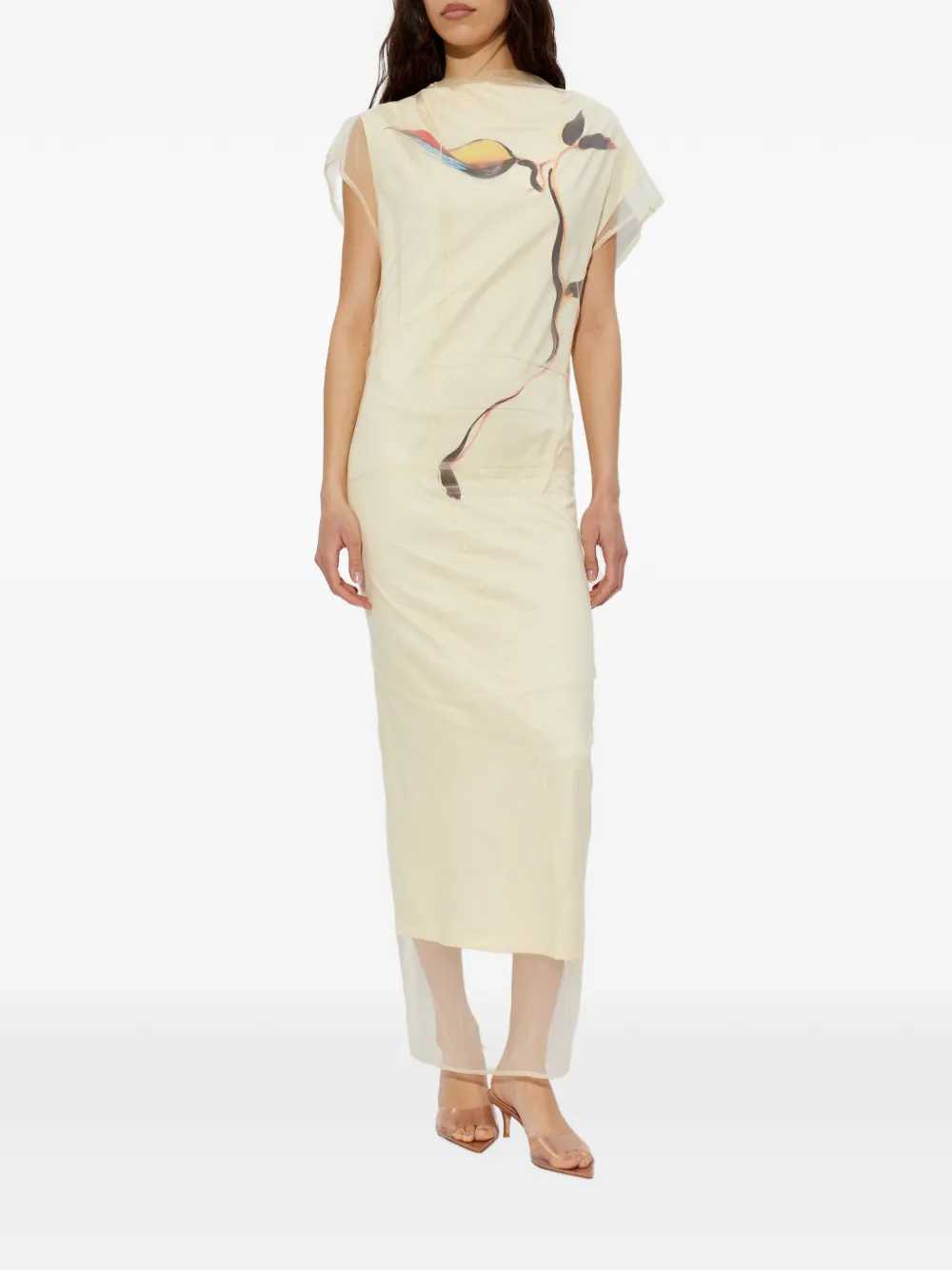Sportmax Women Viale Printed Long Dress SPORTMAX
