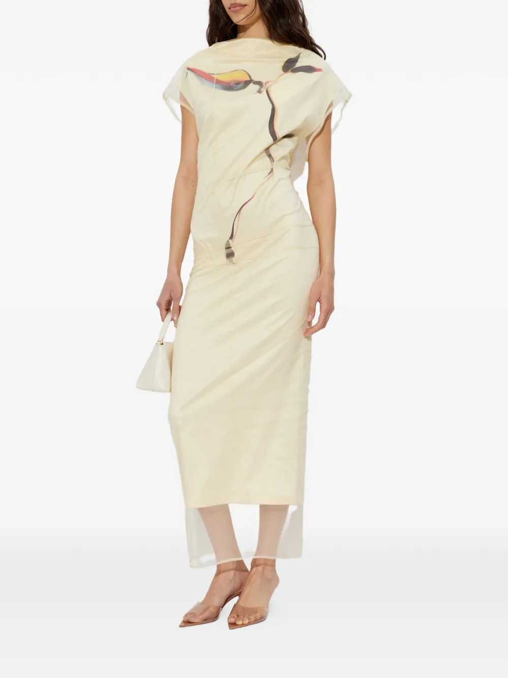 Sportmax Women Viale Printed Long Dress SPORTMAX
