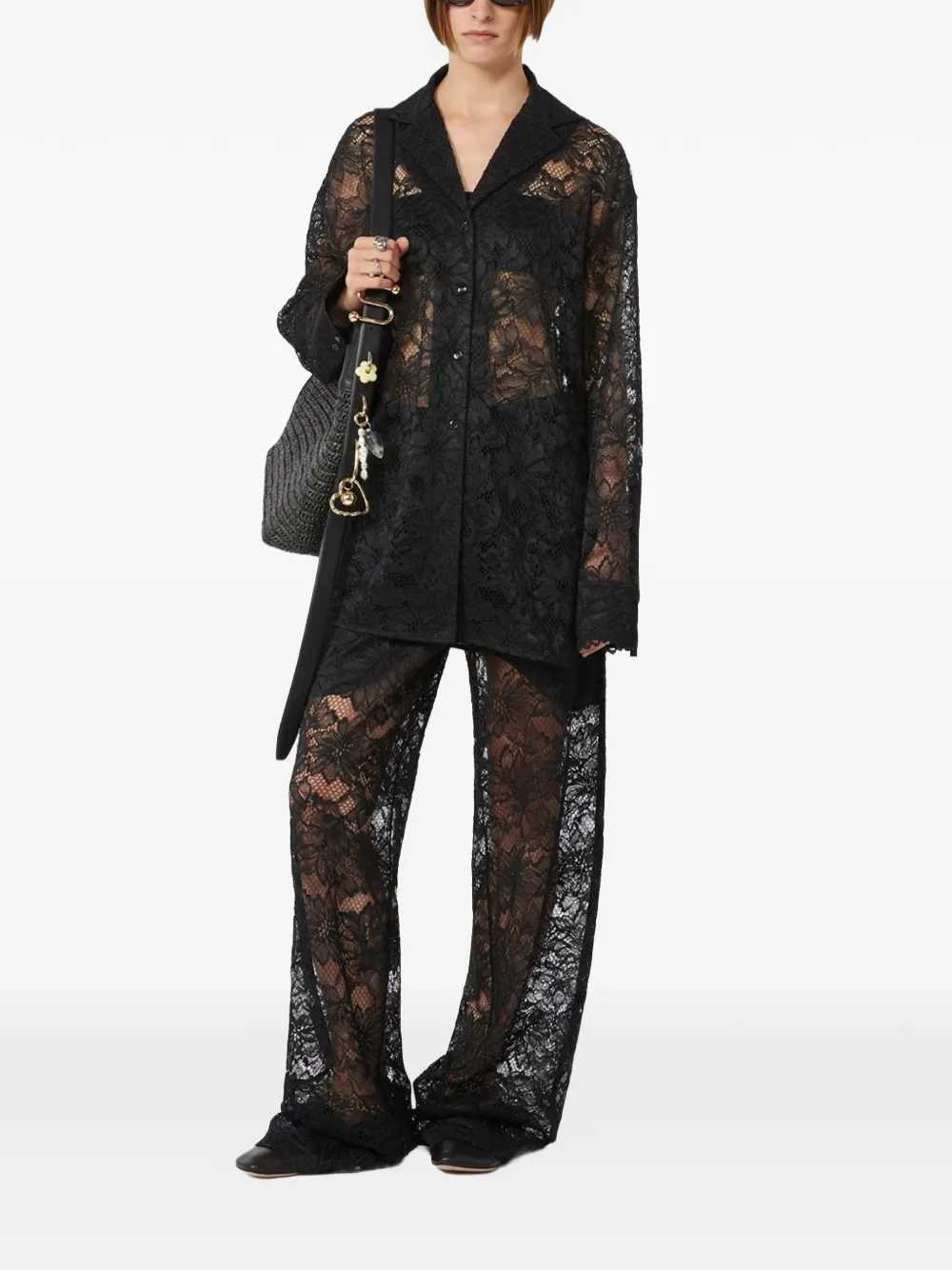 Sportmax Women Floral Lace Shirt SPORTMAX