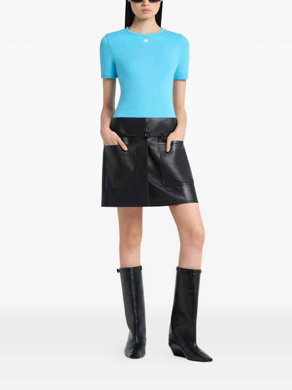 Courreges Women Logo T-Shirt COURREGES