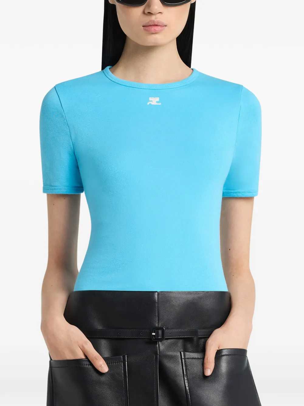 Courreges Women Logo T-Shirt COURREGES