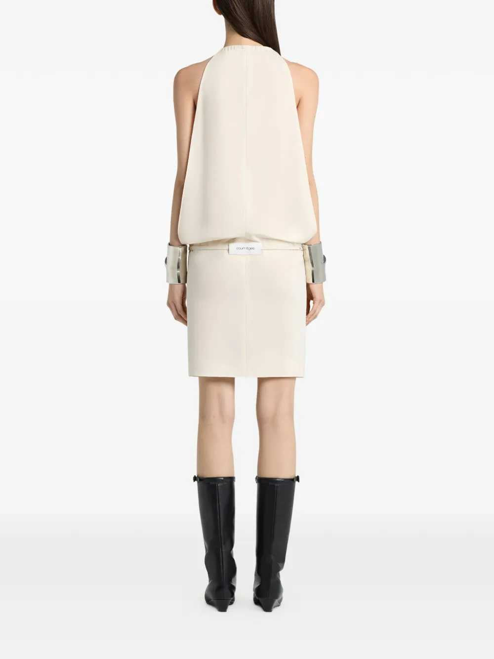 Courreges Women Short Dress With Belt COURREGES
