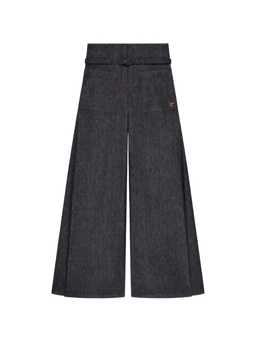 Courreges Women Palazzo Pants With Belt COURREGES