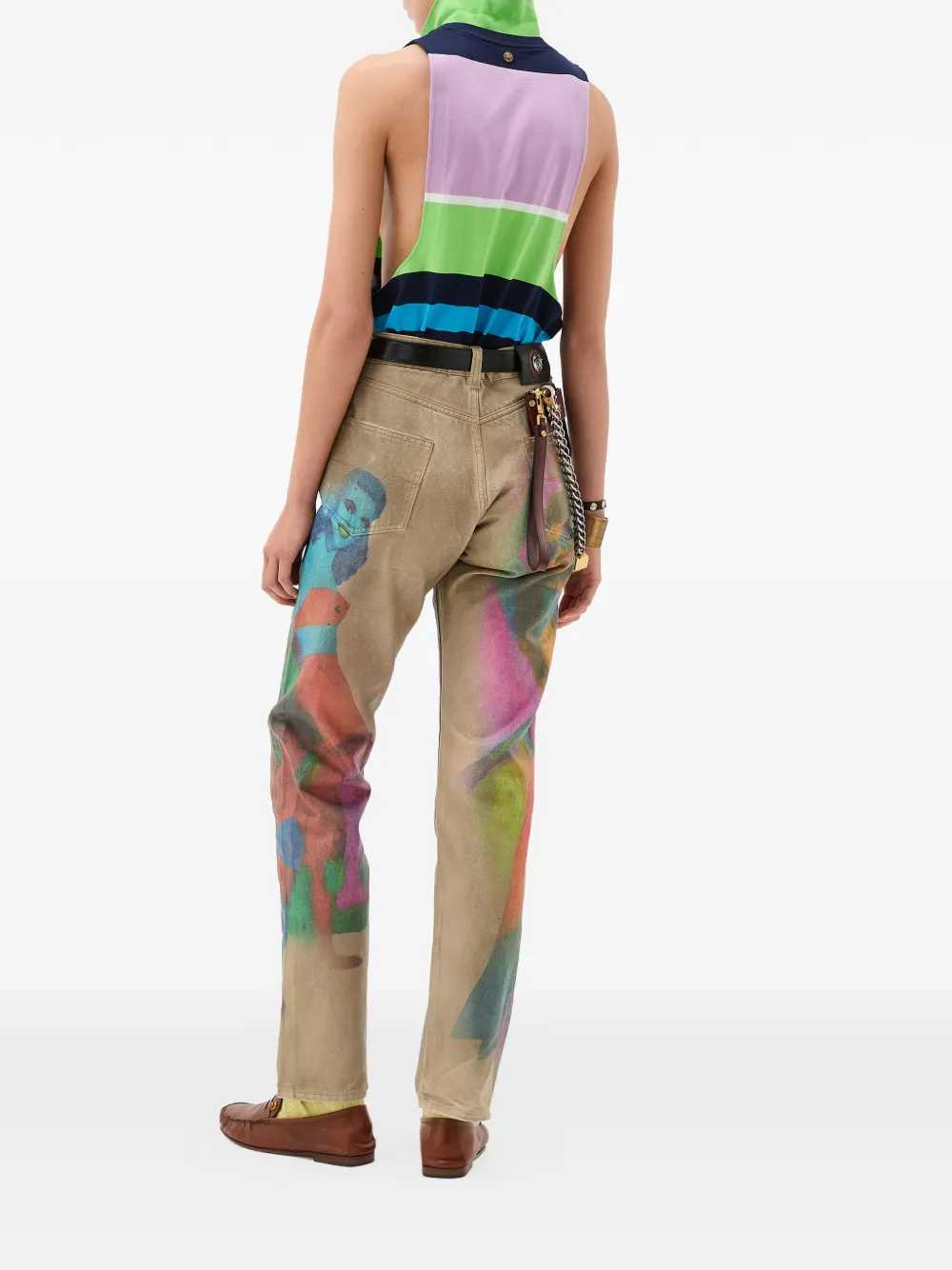 Versace Women Printed Jeans VERSACE