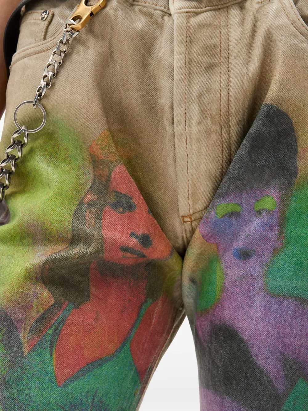 Versace Women Printed Jeans VERSACE
