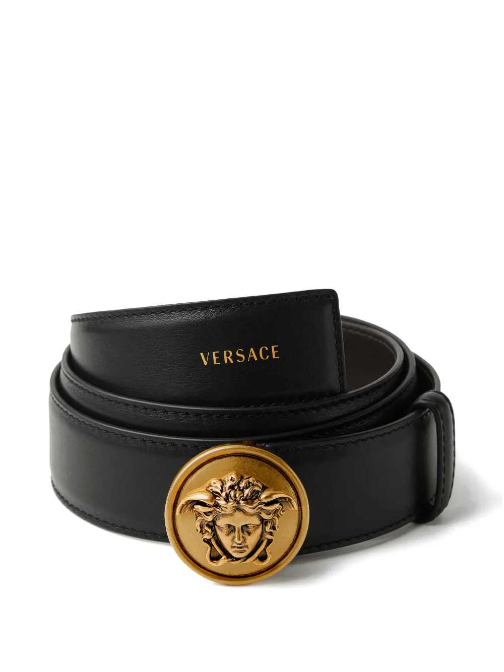 Versace Men 3.5 Cm Leather Belt VERSACE