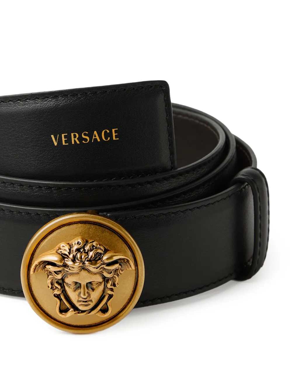 Versace Men 3.5 Cm Leather Belt VERSACE