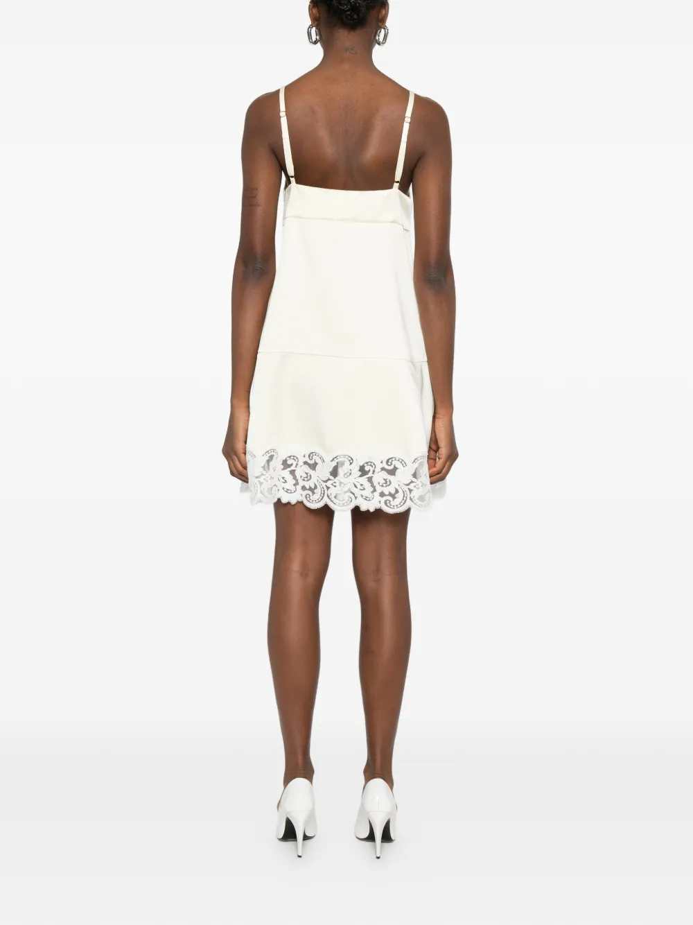 Stella Mccartney Women Mini Dress With Lace Trim STELLA MCCARTNEY