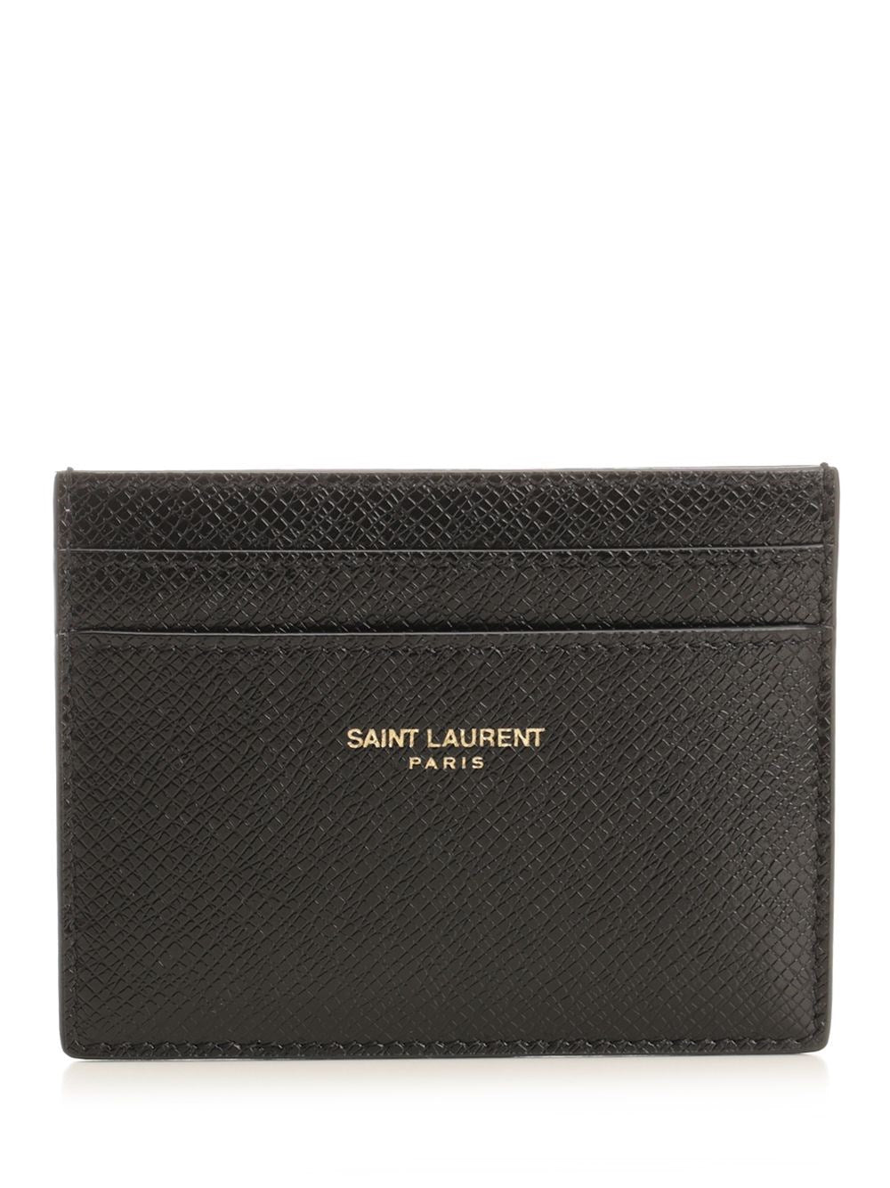 Saint Laurent Men Calfskin Card Holder SAINT LAURENT